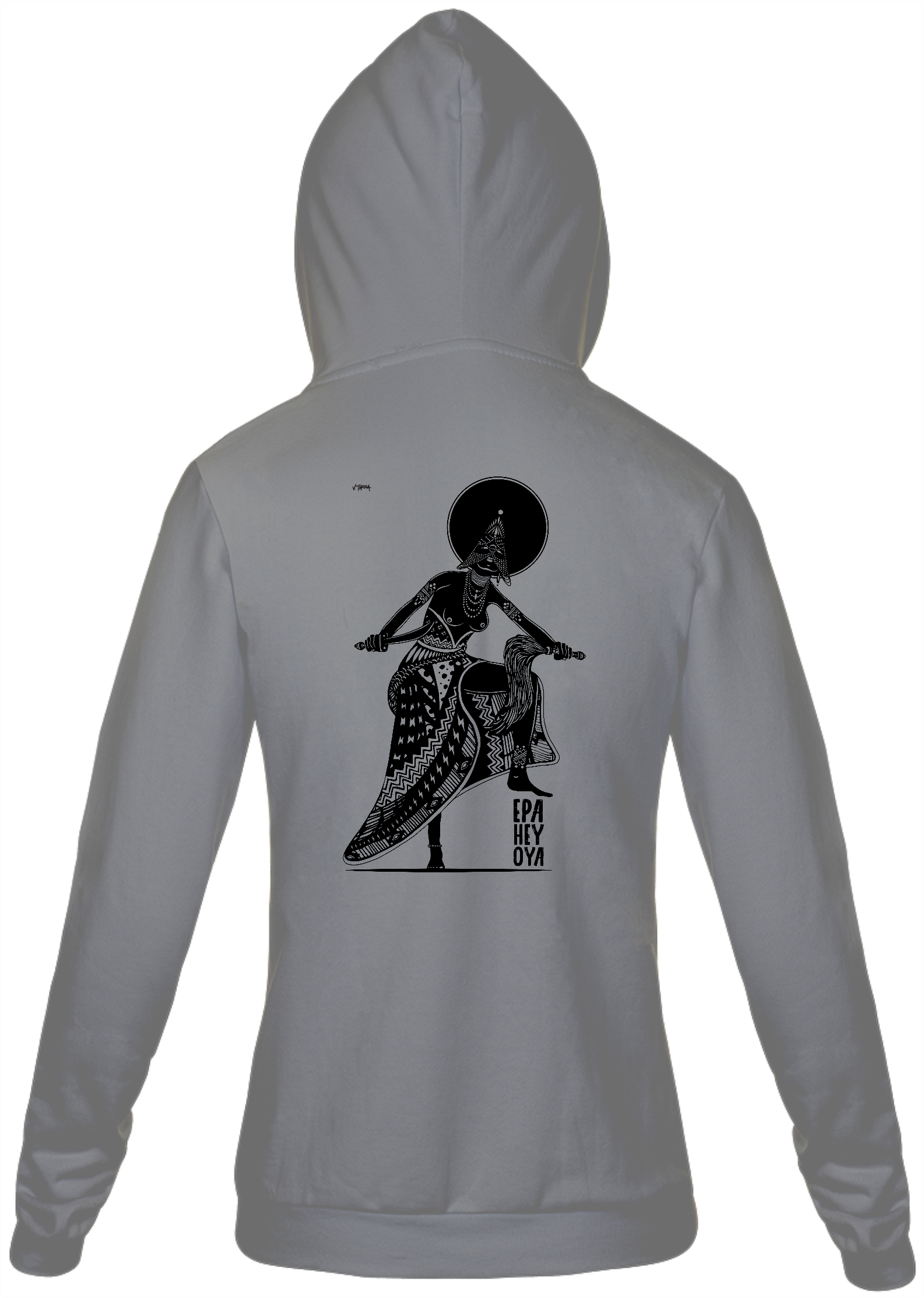 Moletom de Ziper - Coleção Orixas Encanto e Axé By Vinicius Targa - Epa Hey Oya PB