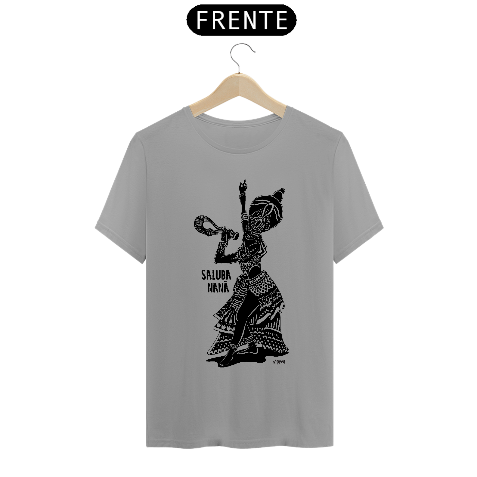 Camisa Unissex - Coleção Orixas Encanto e Axé By Vinicius Targa - Saluba Nanã