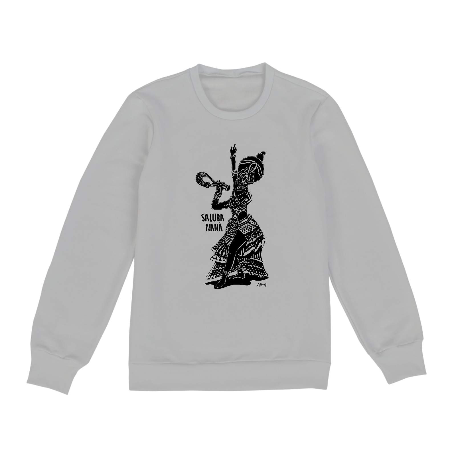 Moletom Fechado Unissex - Coleção Orixas Encanto e Axé By Vinicius Targa - Saluba Nanã