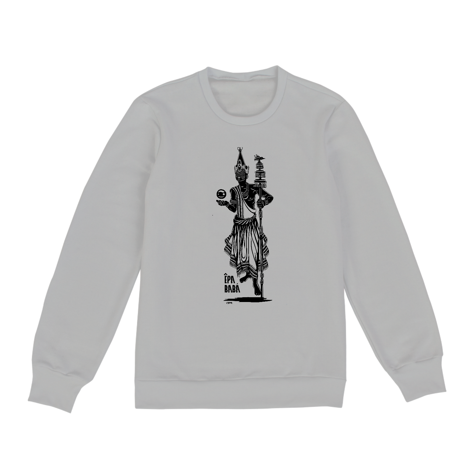 Moletom Fechado Unissex - Coleção Orixás Encanto e Axé By Vinicius Targa - Êpa Baba