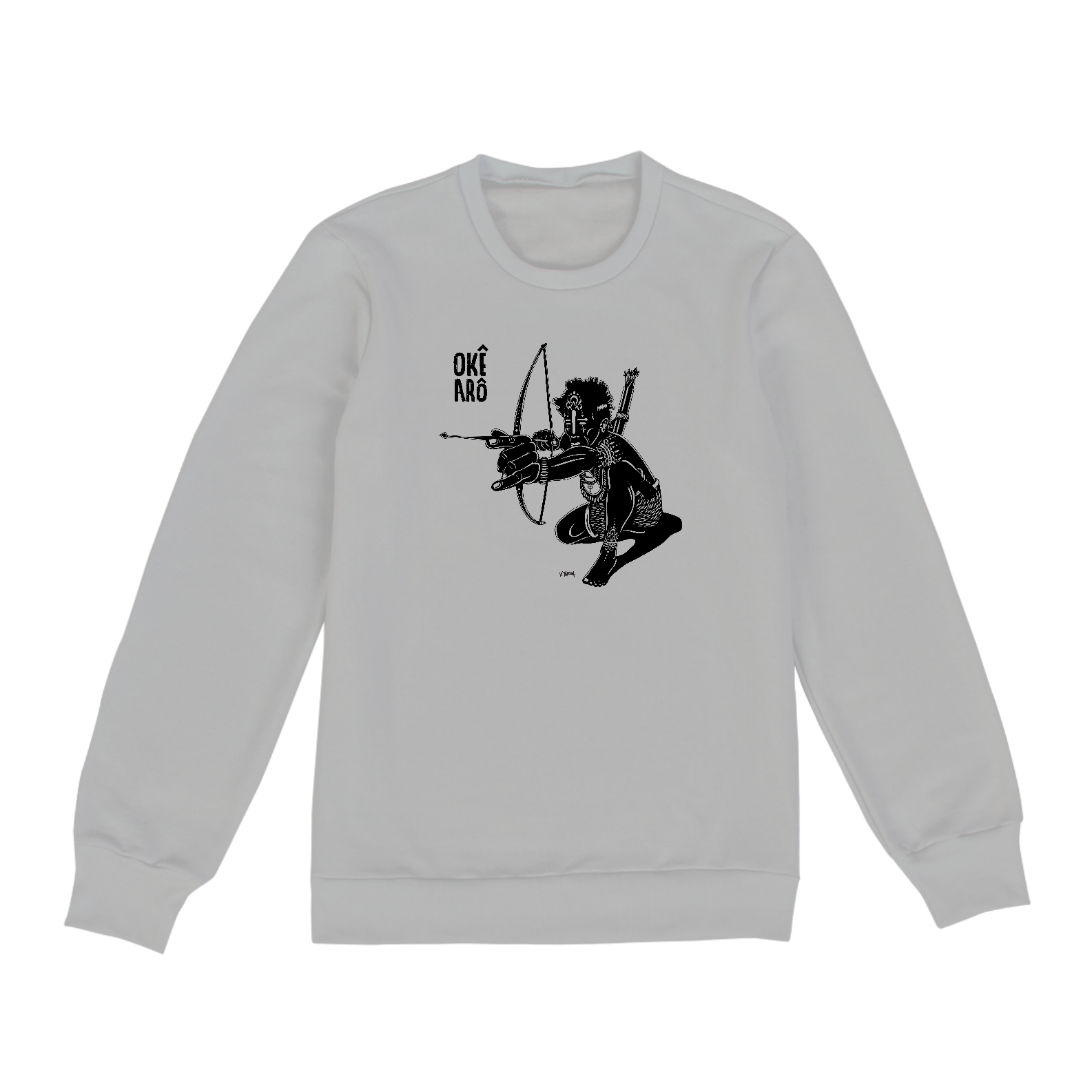 Moletom - Coleção Orixás Encanto e Axé By Vinicius Targa - okearô oxossi