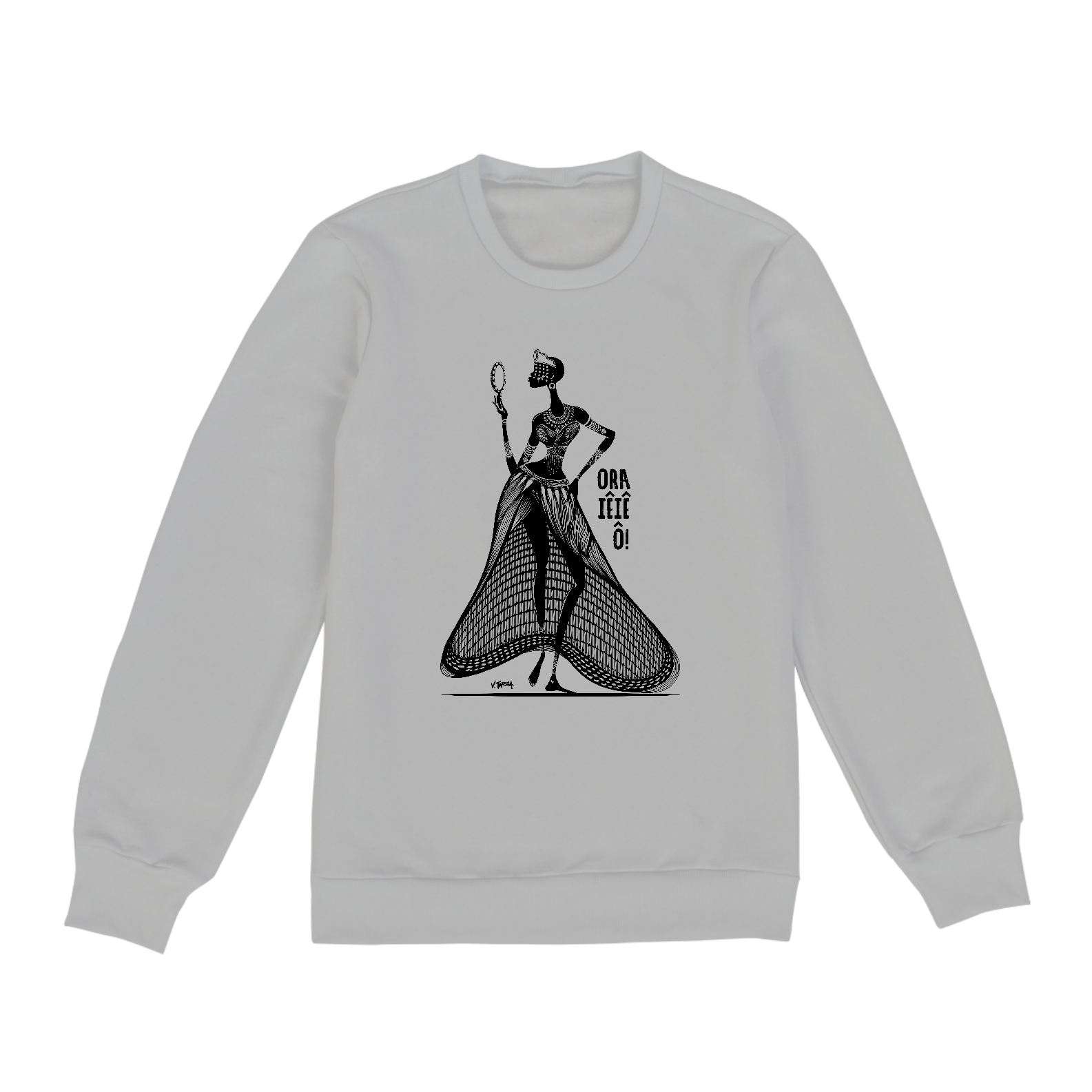 Moletom Fechado Unissex - Coleção Orixás Encanto e Axé By Vinicius Targa - Ora Iê Iê ô Oxum