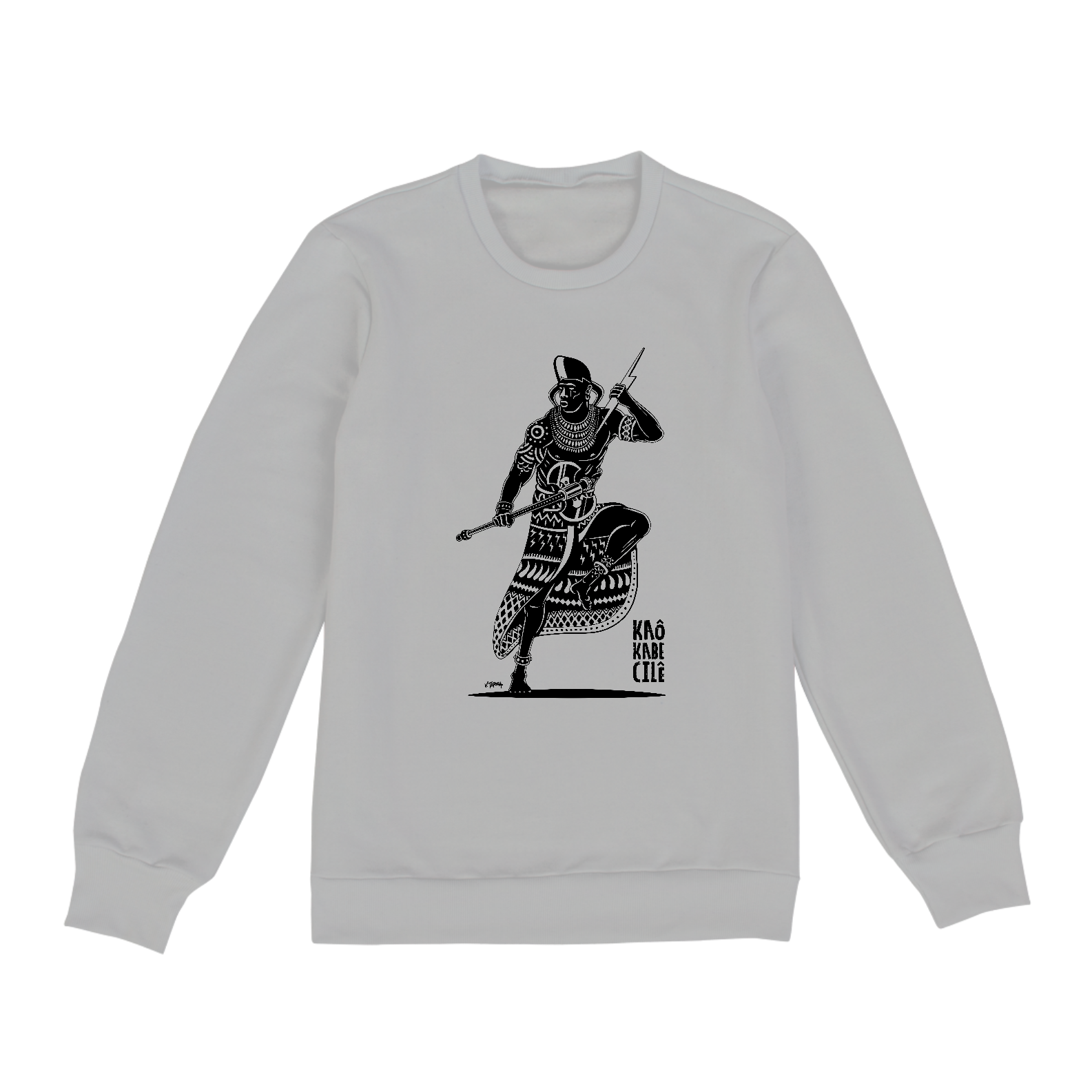 Moletom Fechado Unissex - Coleção Orixás Encanto e Axé By Vinicius Targa - Kaô Kabe Cilê Xangô