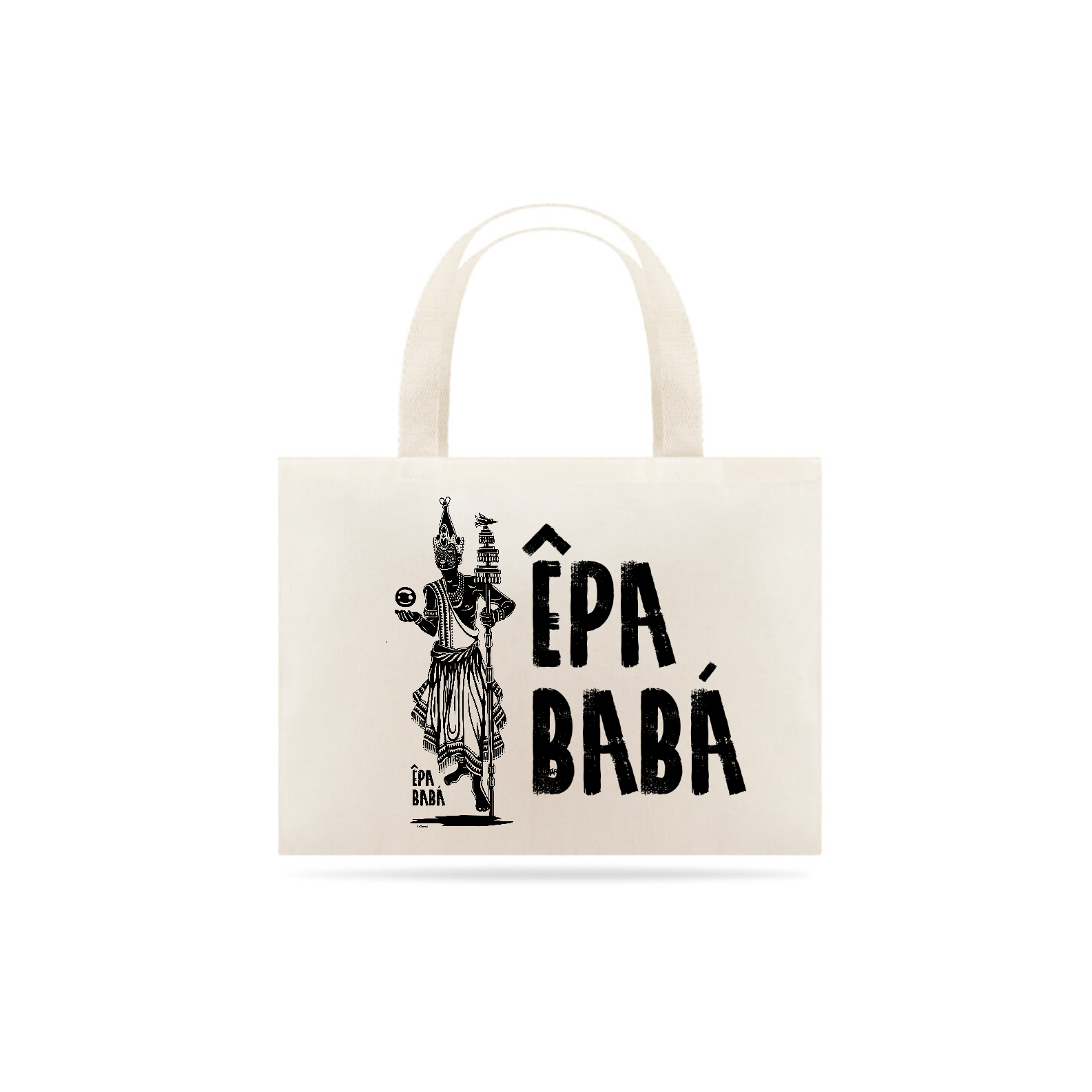 Bolsa Eco Bag - Coleção Orixás Encanto e Axé By Vinicius Targa - Êpa Baba