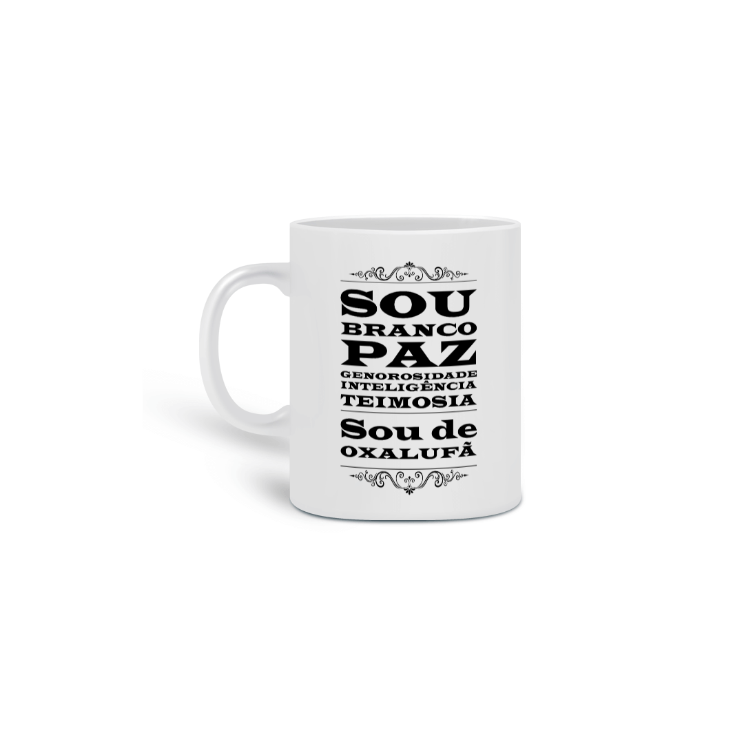 Caneca - Coleção sou filho do Axé - Oxalufã