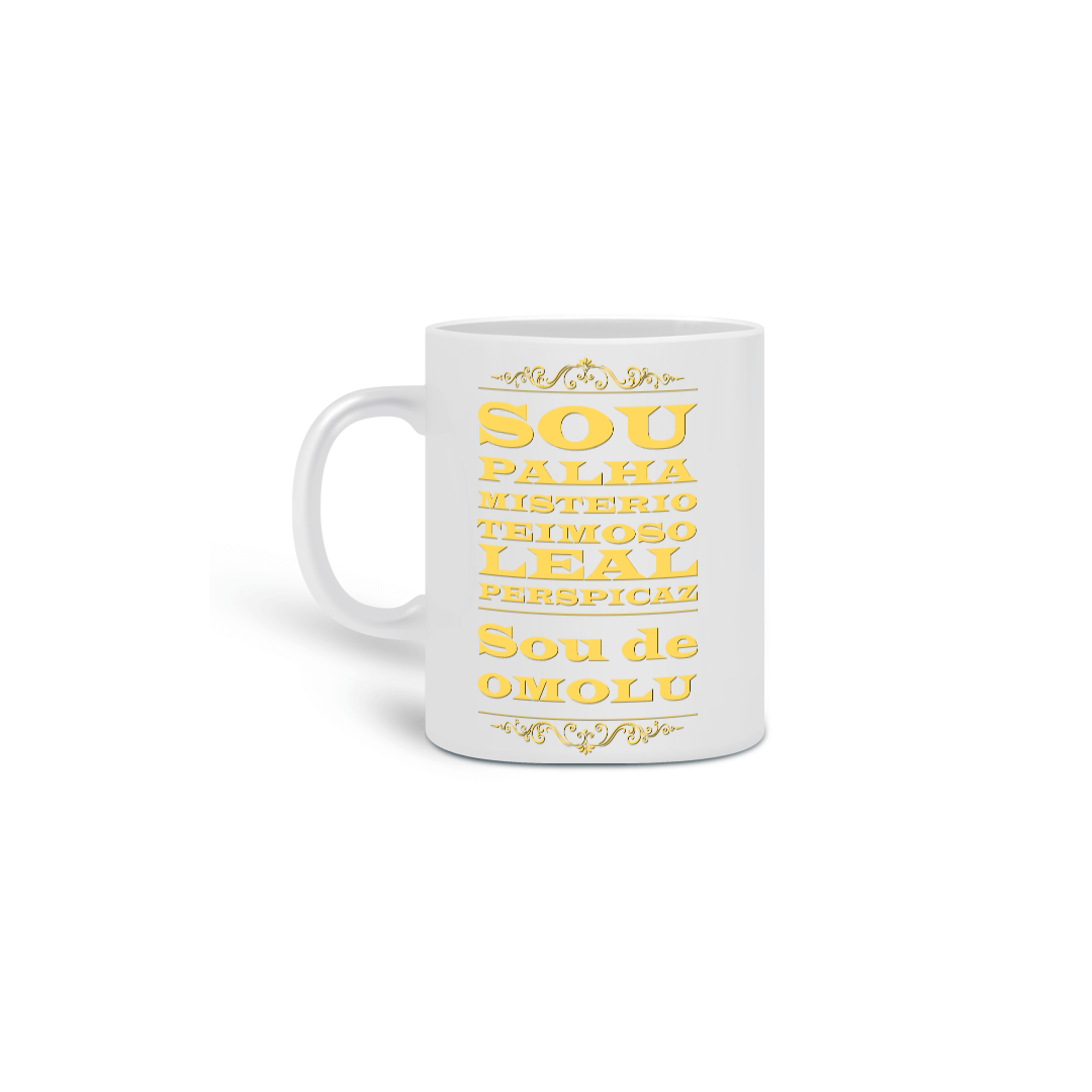 Caneca - Coleção sou fillho do Axé - Omolu