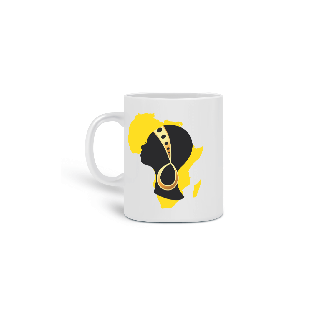 Caneca  - Coleção Mulheres Afro - Núbia