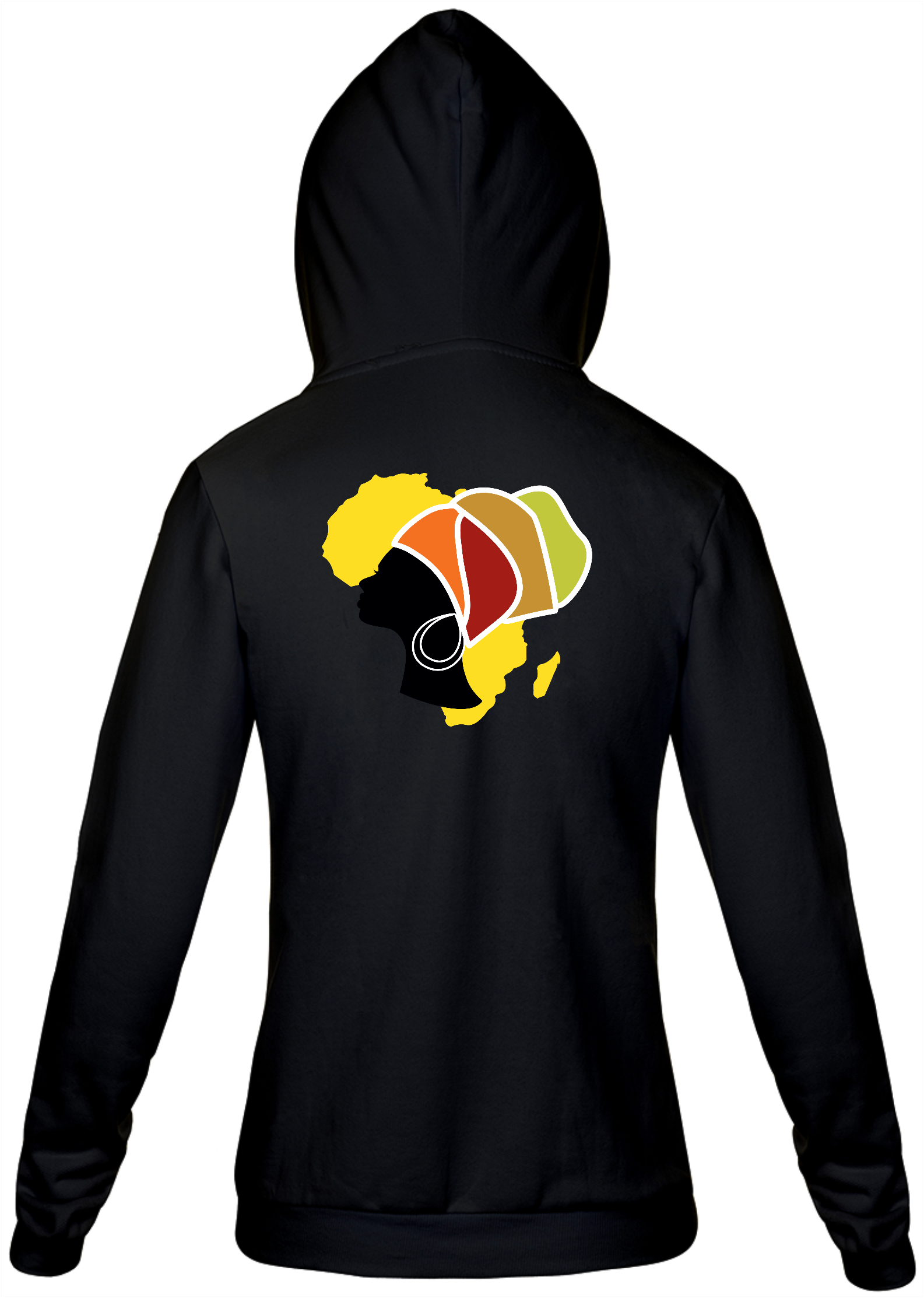 Moletom de Ziper - Coleção Mulheres Afro - Chinara