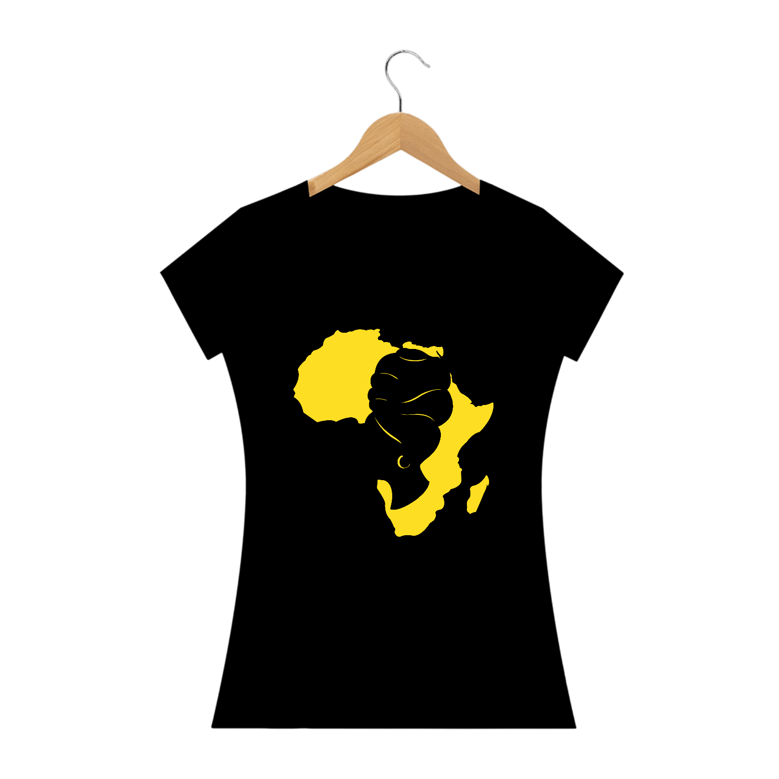 Camisa Baby long  - Coleção Mulheres Afro - Latifa