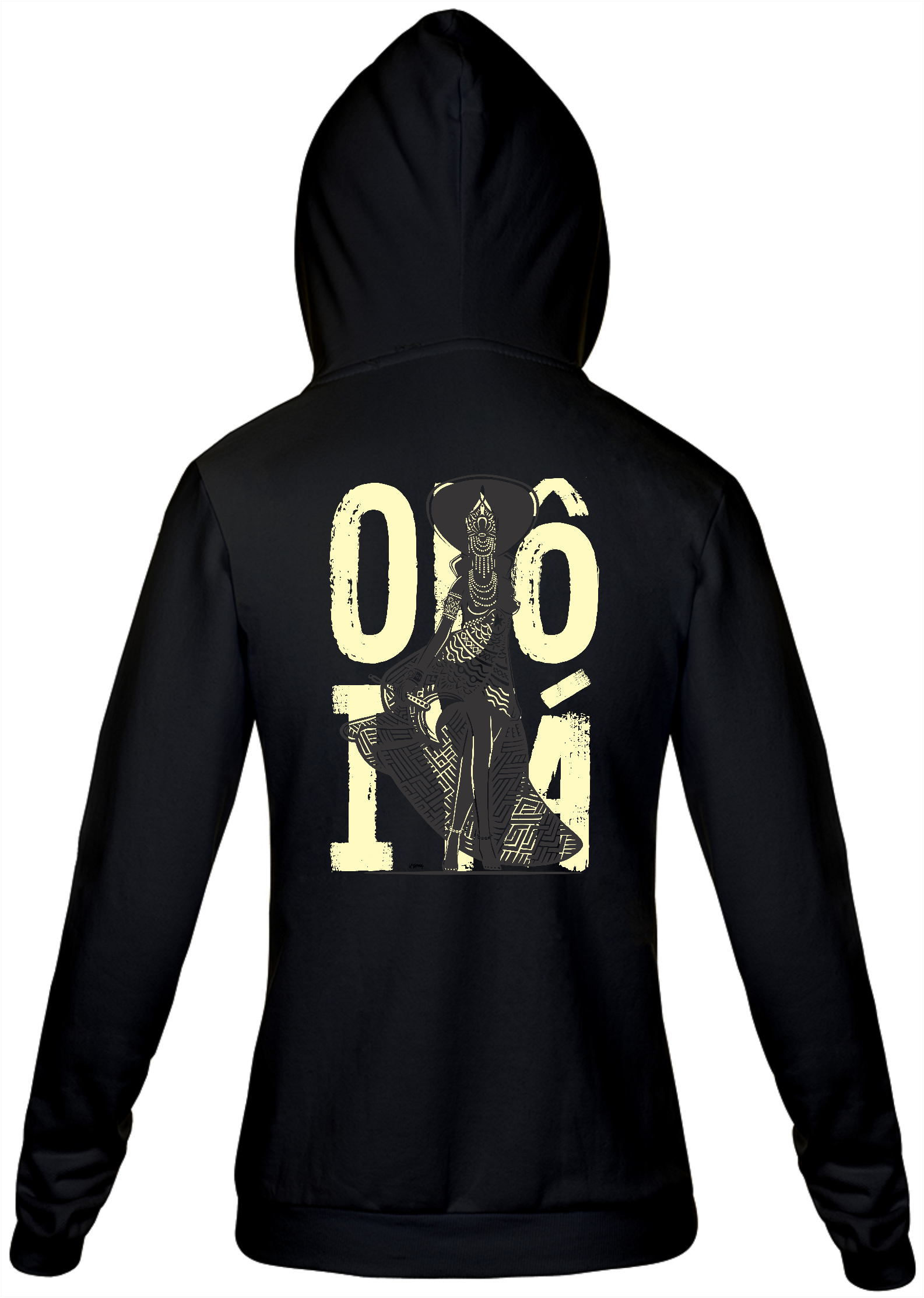 Moletom Fechado Unissex- Coleção Orixas Encanto e Axé By Vinicius Targa - Odô Iyá