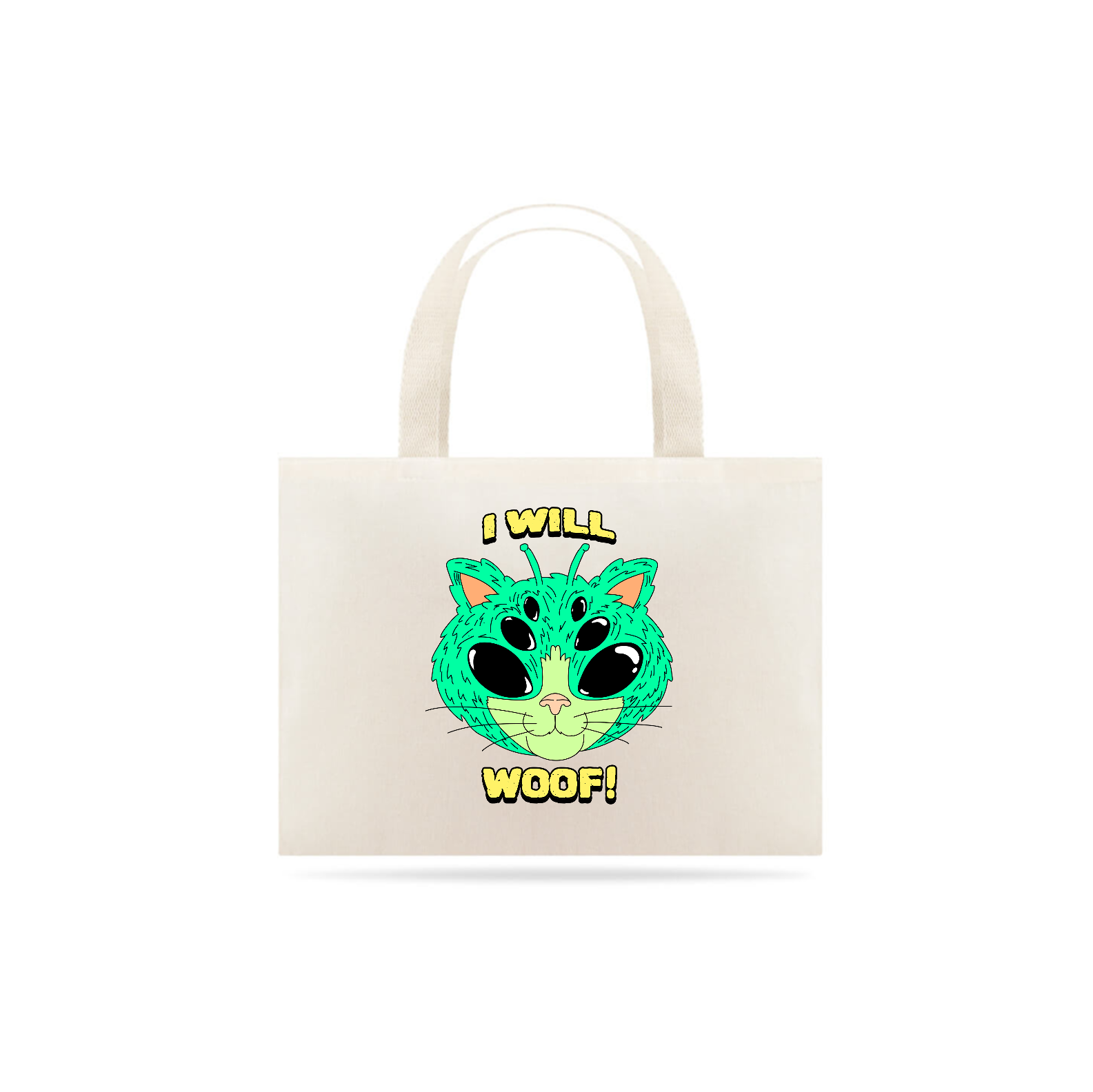 ECOBAG -  I WILL WOOF! | Gato
