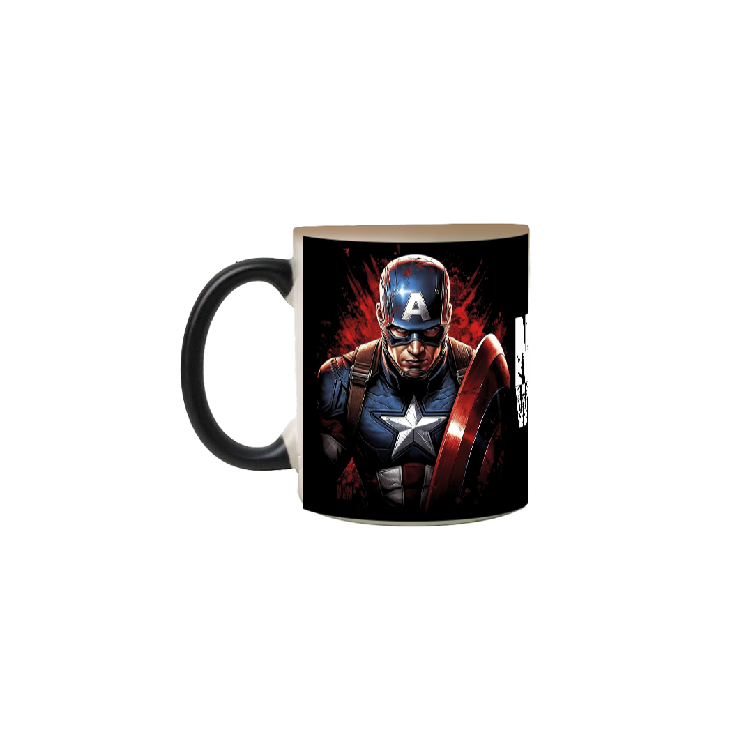 Caneca mágica Capitão América