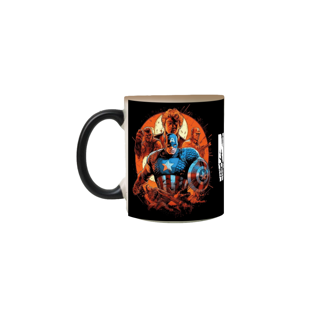 Caneca Mágica Mundo Marvel Retrô