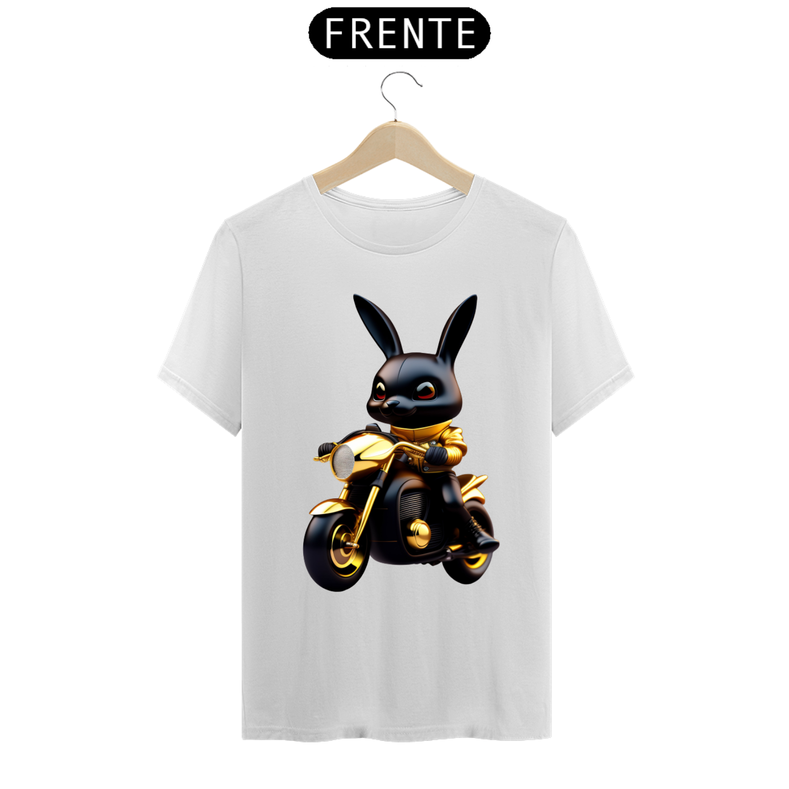 Nome do produto: Camisa coelho Motoboy