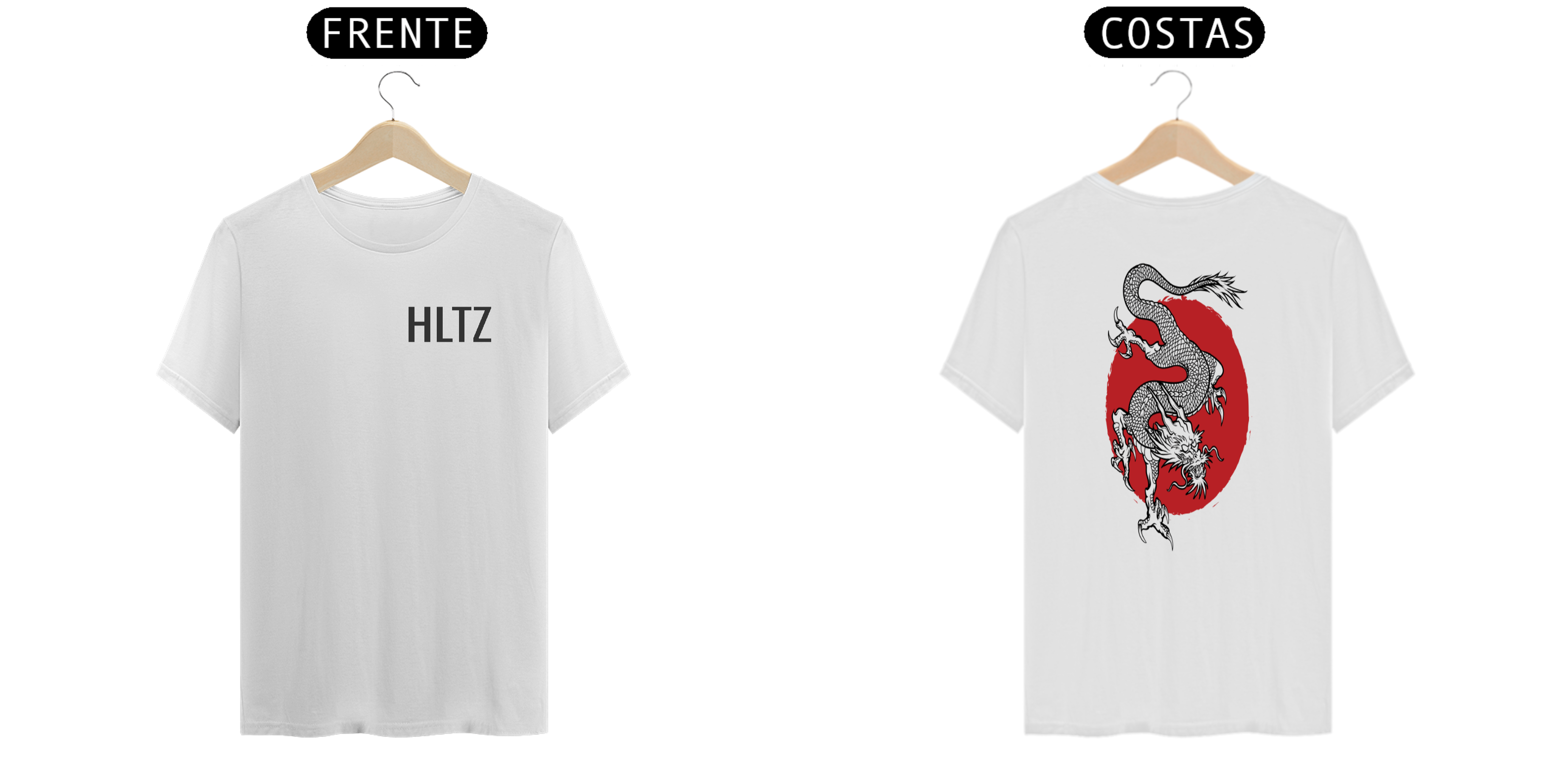 camisa com estampa atra