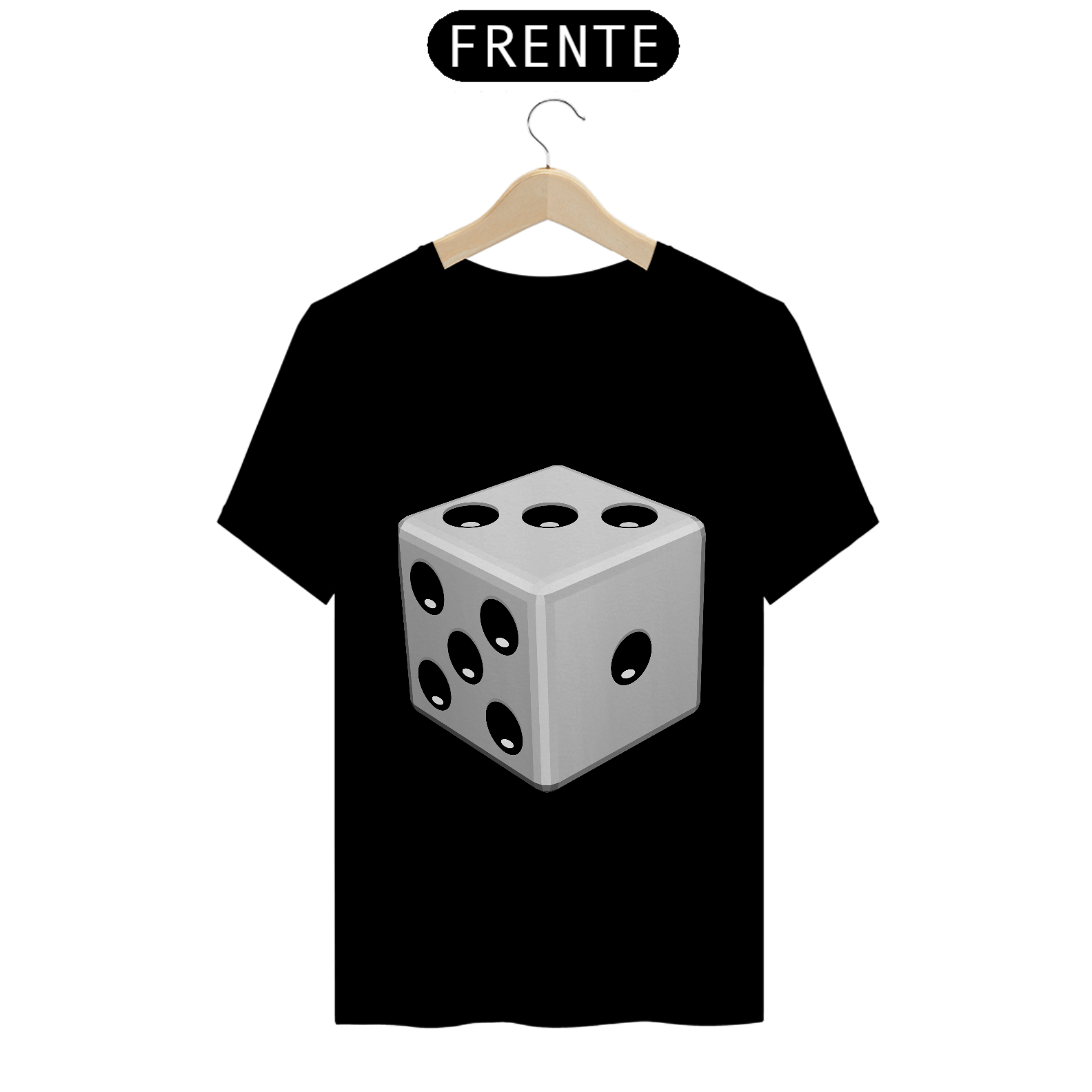 Camiseta - Estampa de Dado