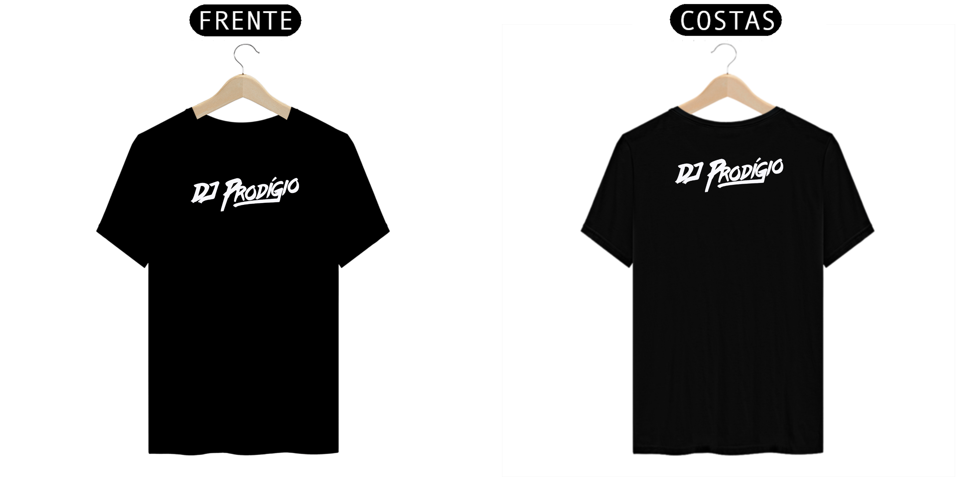 Nome do produto: Camiseta Masculina DJ Prodígio - Logo Frente Verso