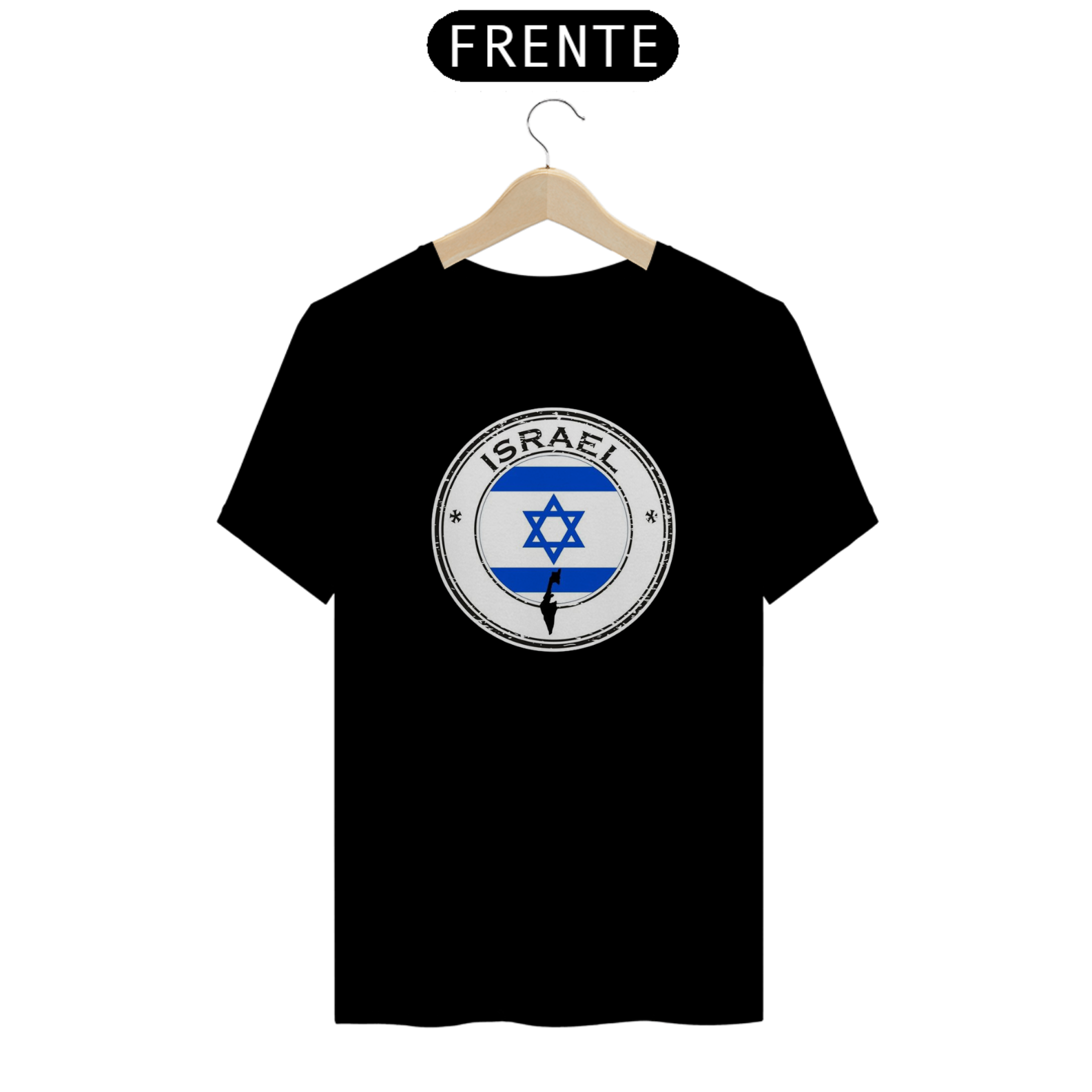 Camiseta do símbolo de Israel