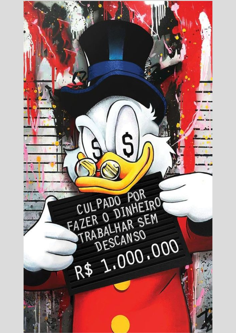 quadro do tio patinhas