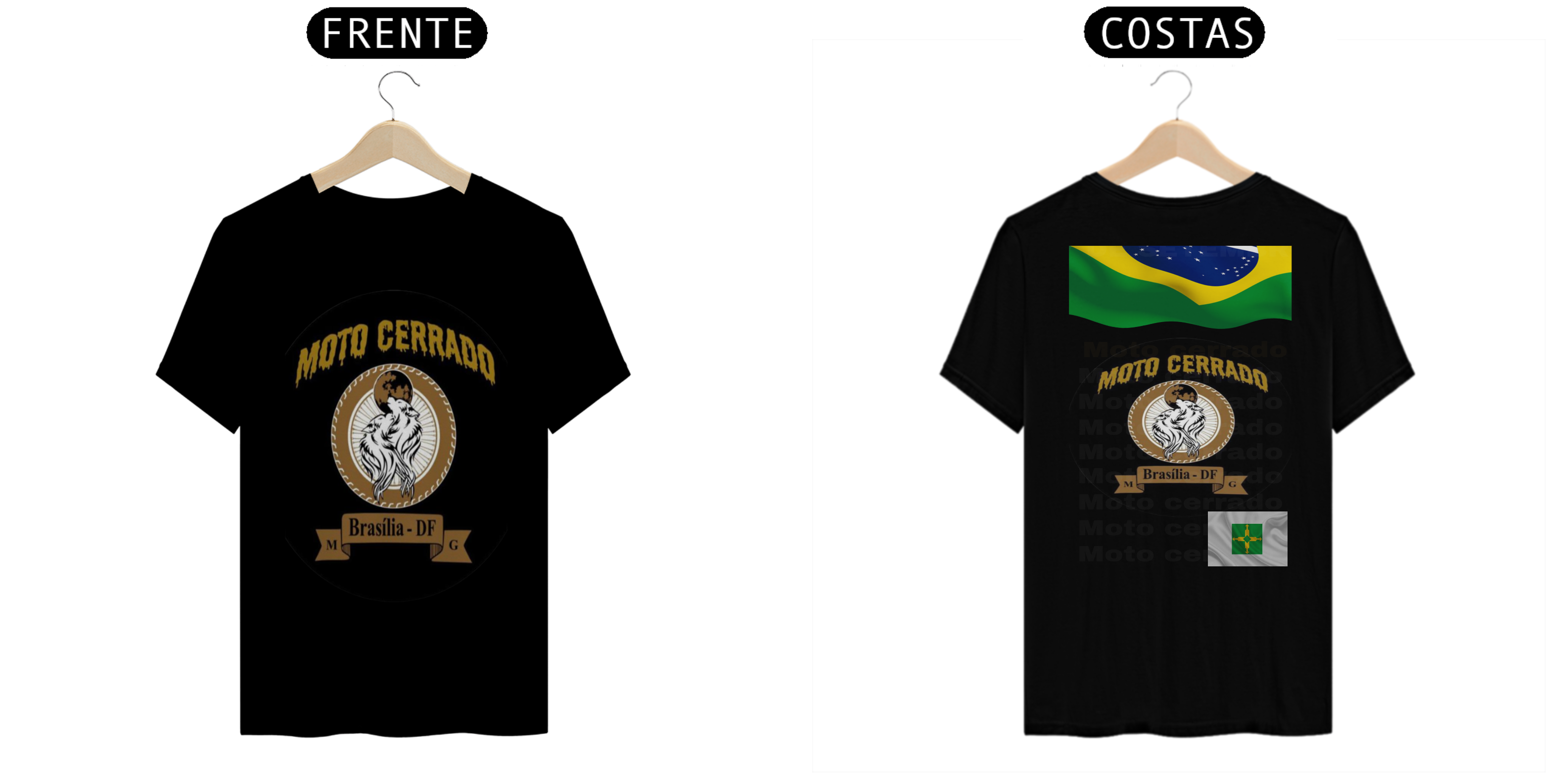 Nome do produto  Moto cerrado- Bandeiras costas
