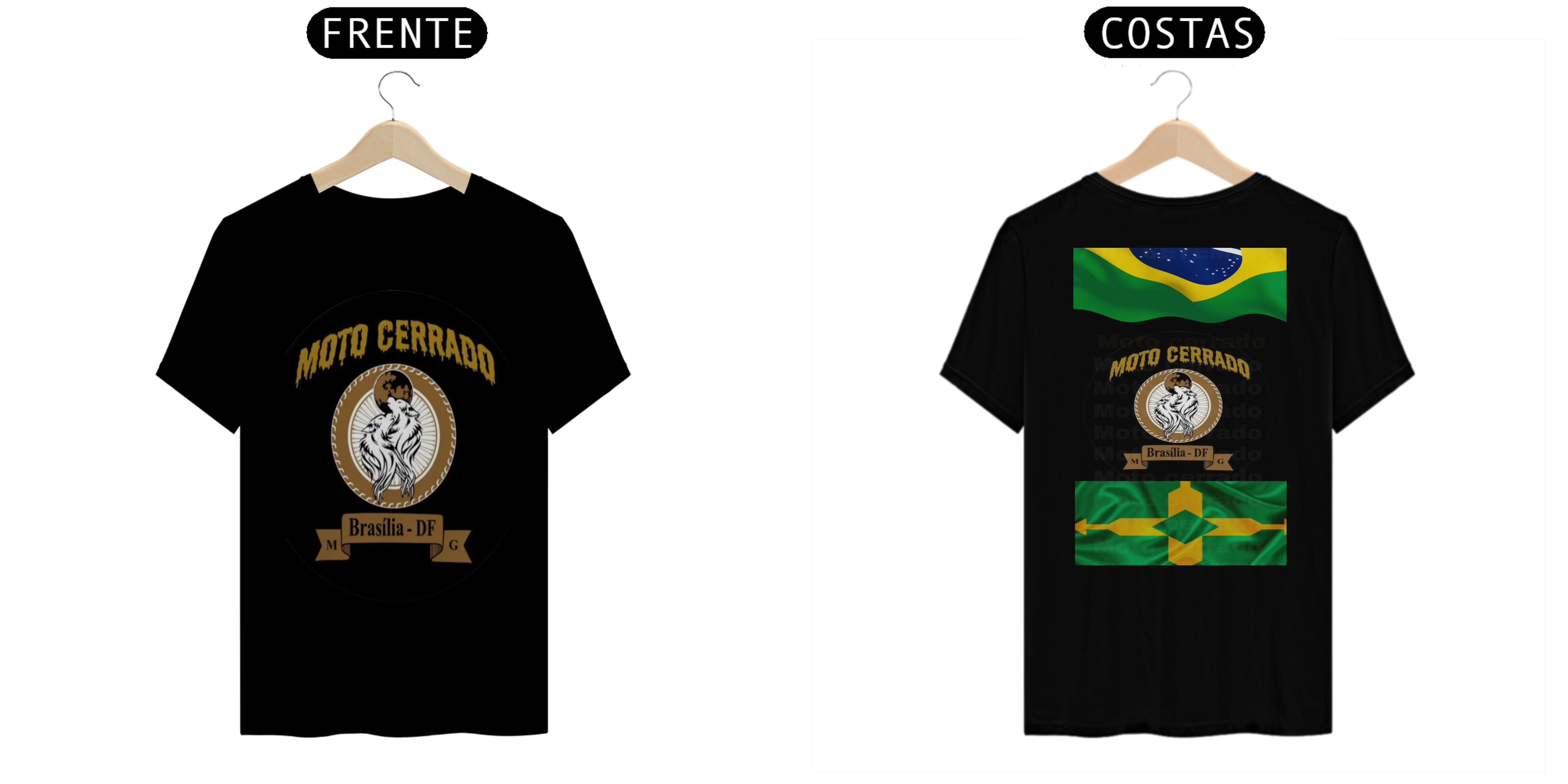 Nome do produto  Moto cerrado - Bandeiras costas