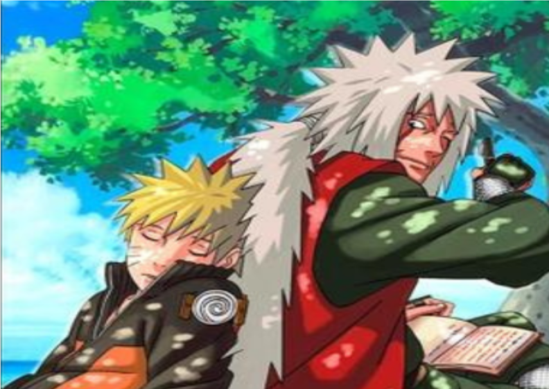 Poster naruto e Jiraiya