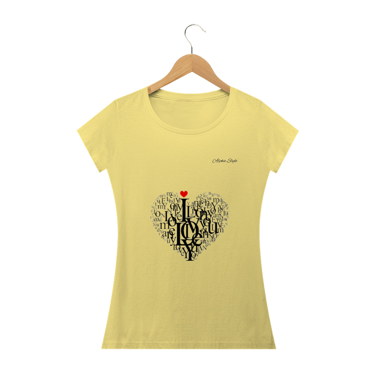 Baby Long Alpha Style Coração