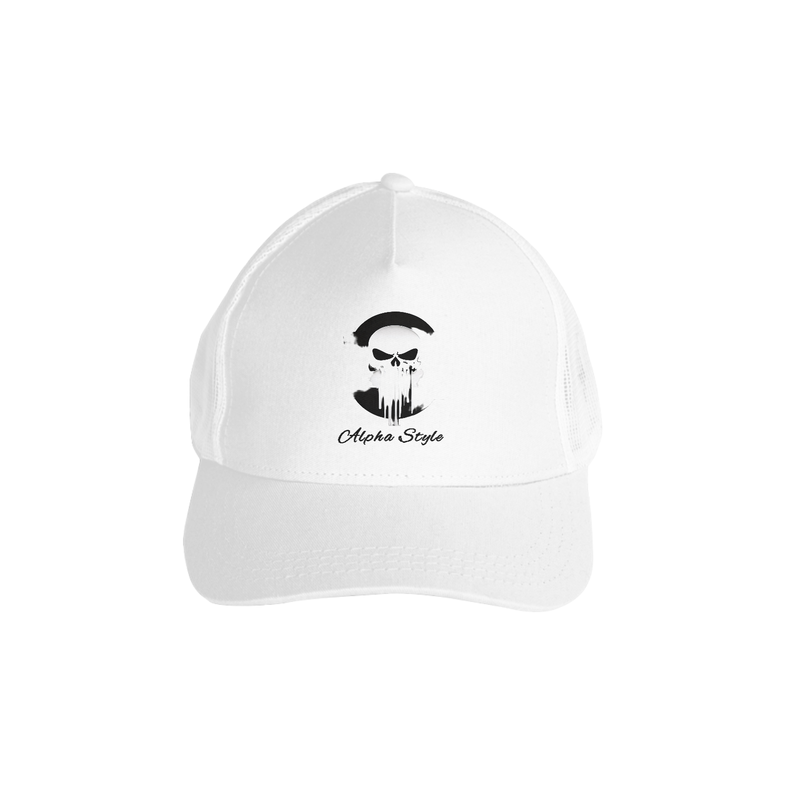 Boné Alpha Style Punisher II White