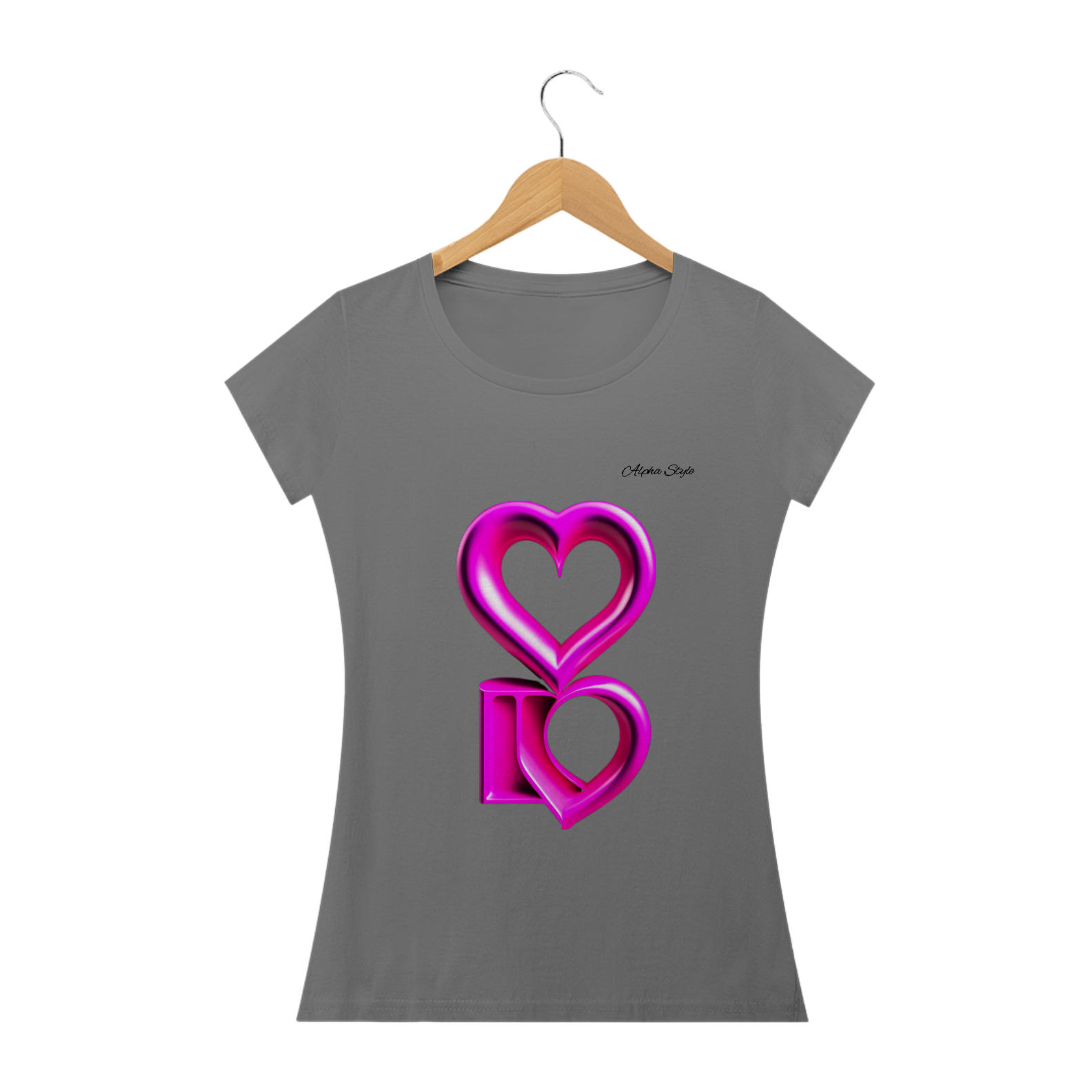 Baby Long Alpha Style Heart Shape