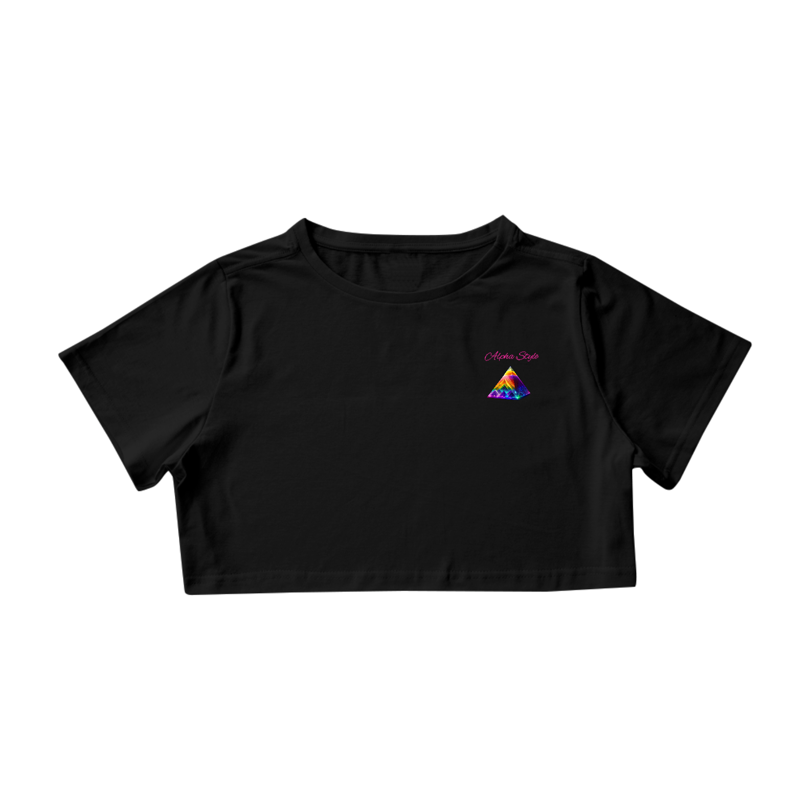 Camisa Cropped Pyramid