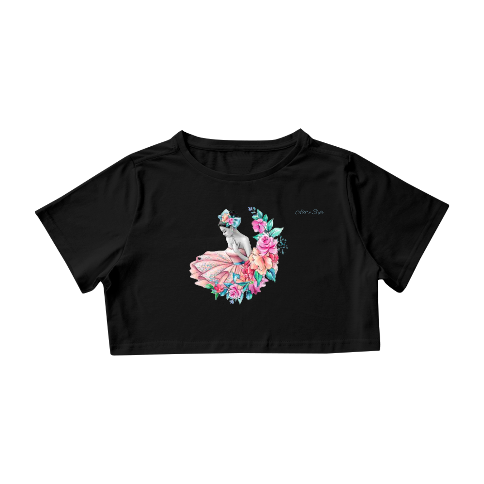 Camiseta Cropped Alpha Style Classic