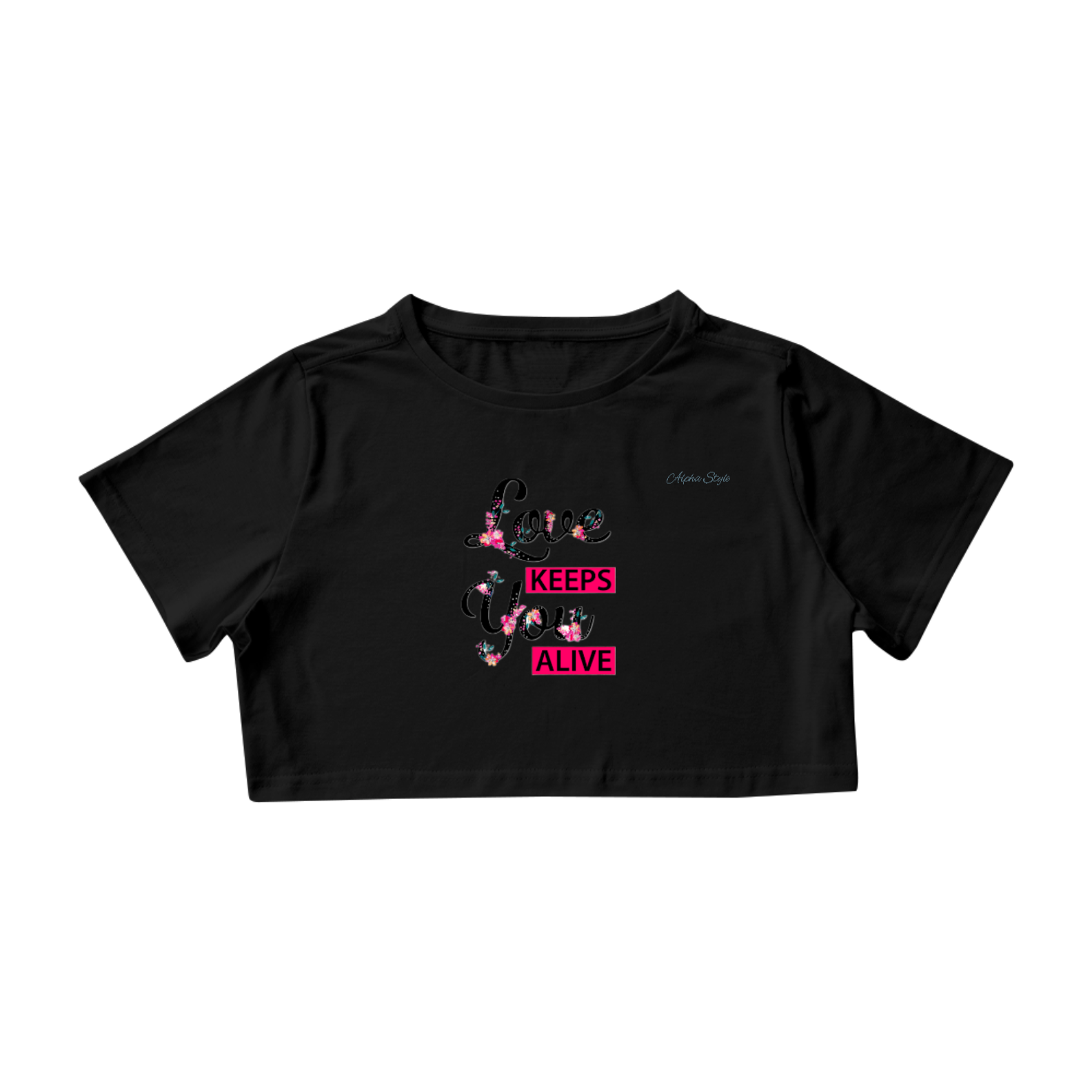 Camiseta Cropped Alpha Style Keeps