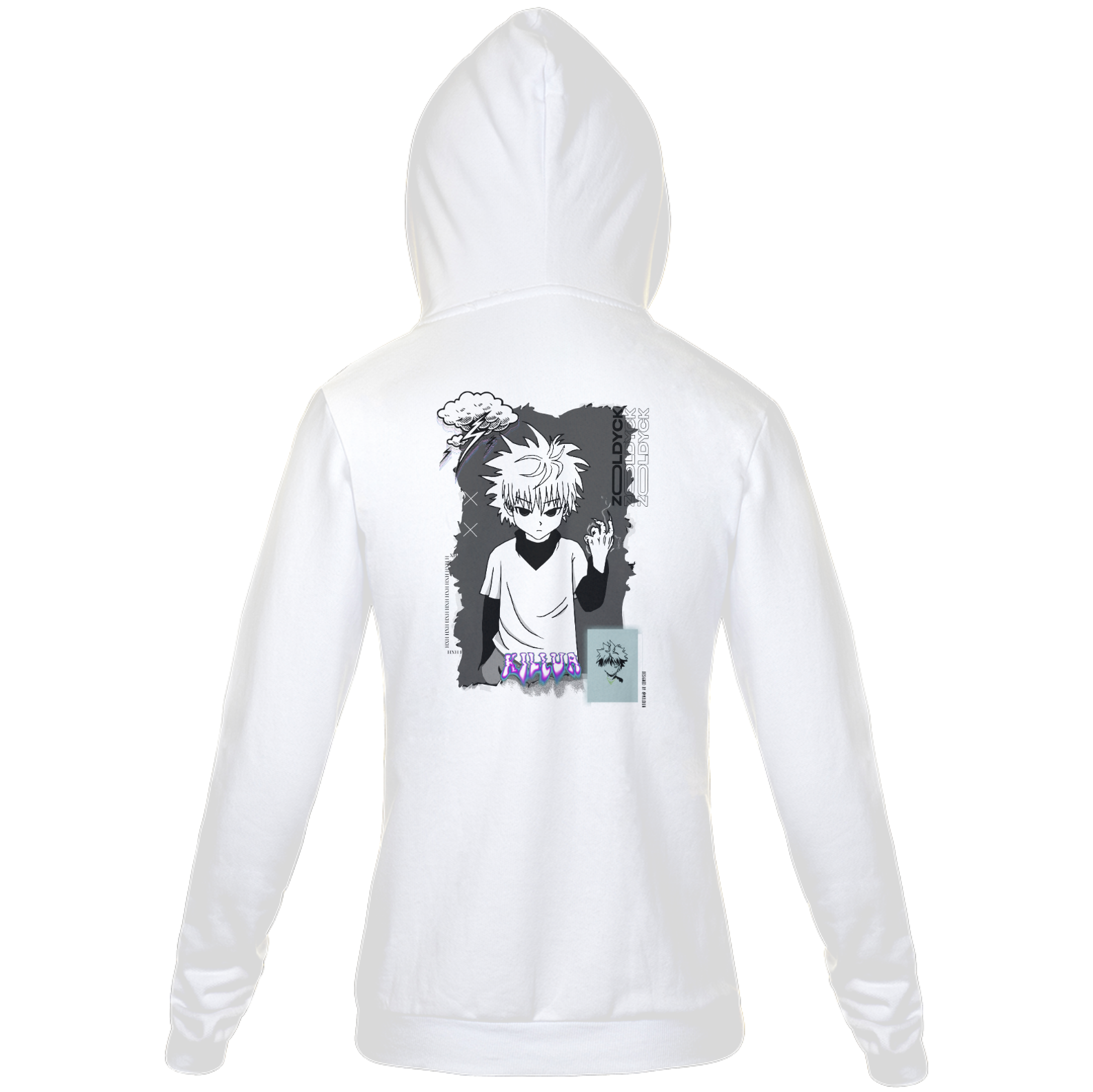 Nome do produto: killua zoldyck v.1 - HunterXHunter (costas)