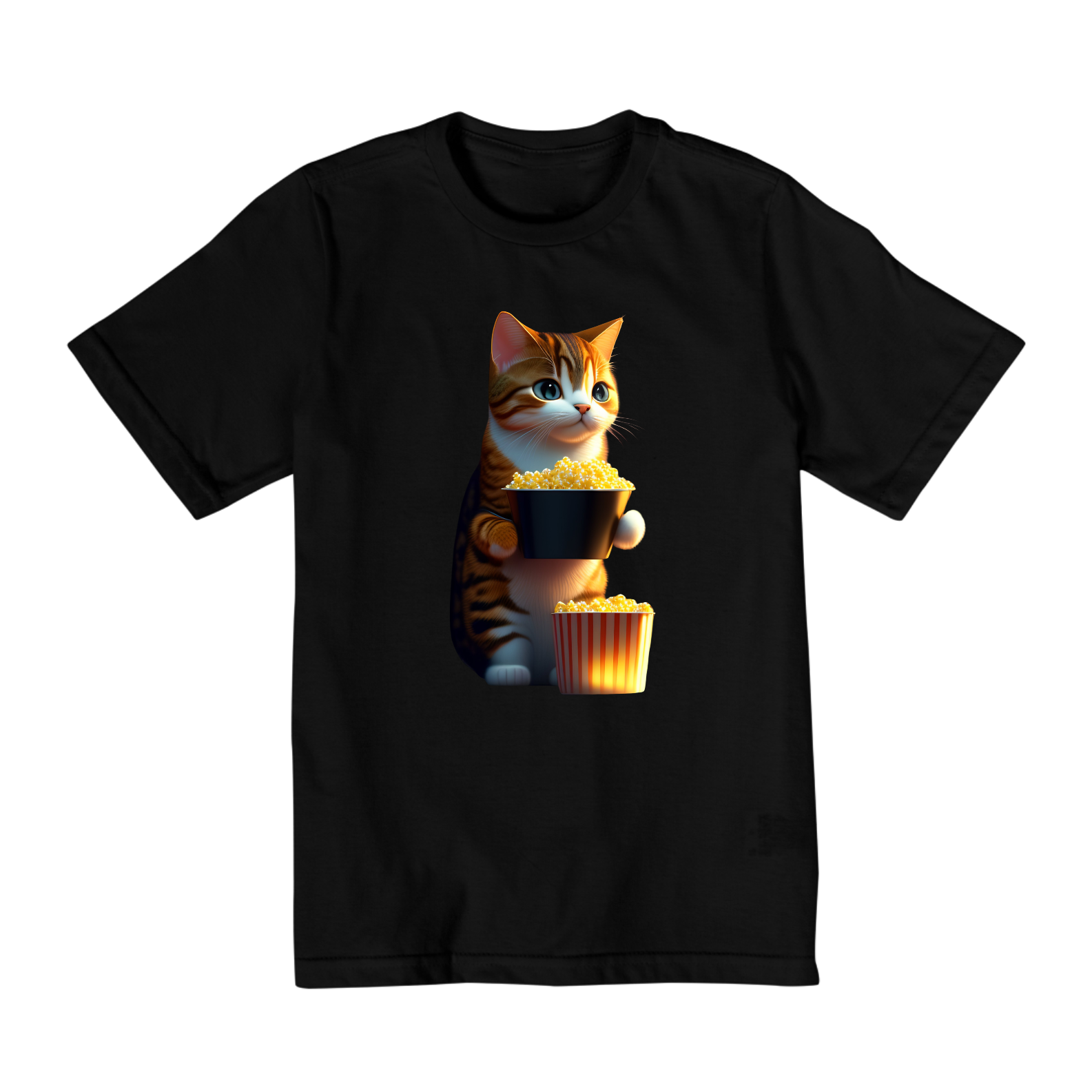 Camiseta Personalizada infantil Gato Humanoide