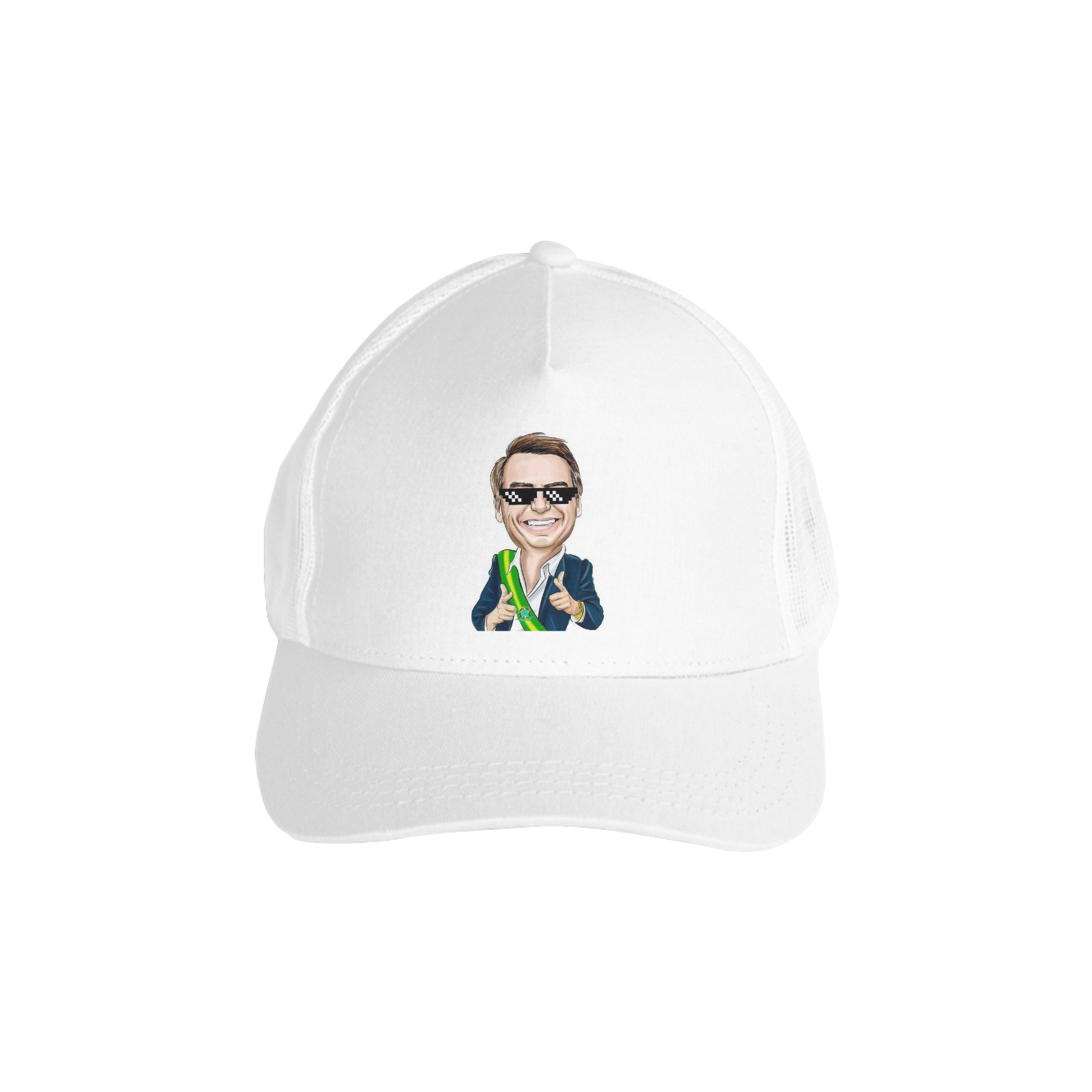 Boné branco bolsonaro zoeiro. 22