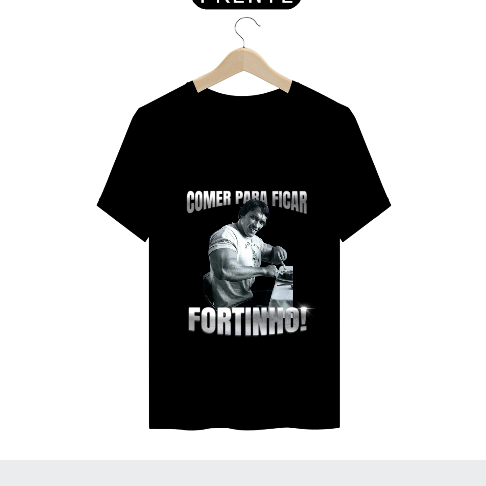 Camisa - Comer para ficar fortinho