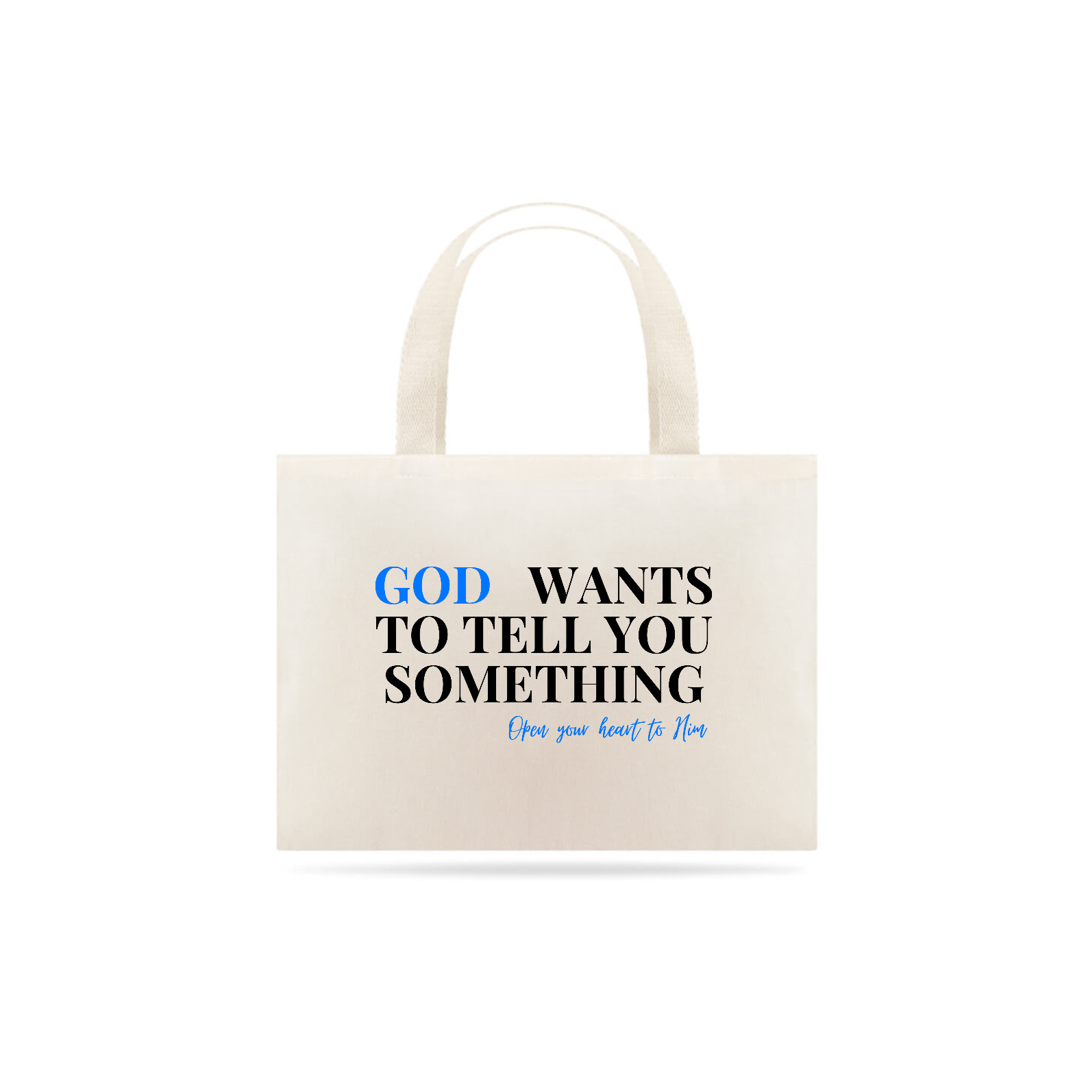 Ecobag God wants to tell you something