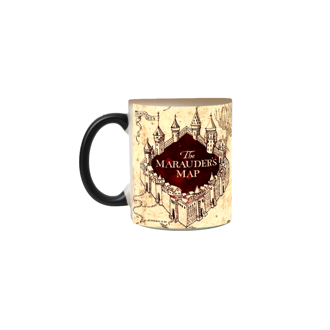 Nome do produto: Caneca Magica - Harry Potter (Mapa do Maroto)