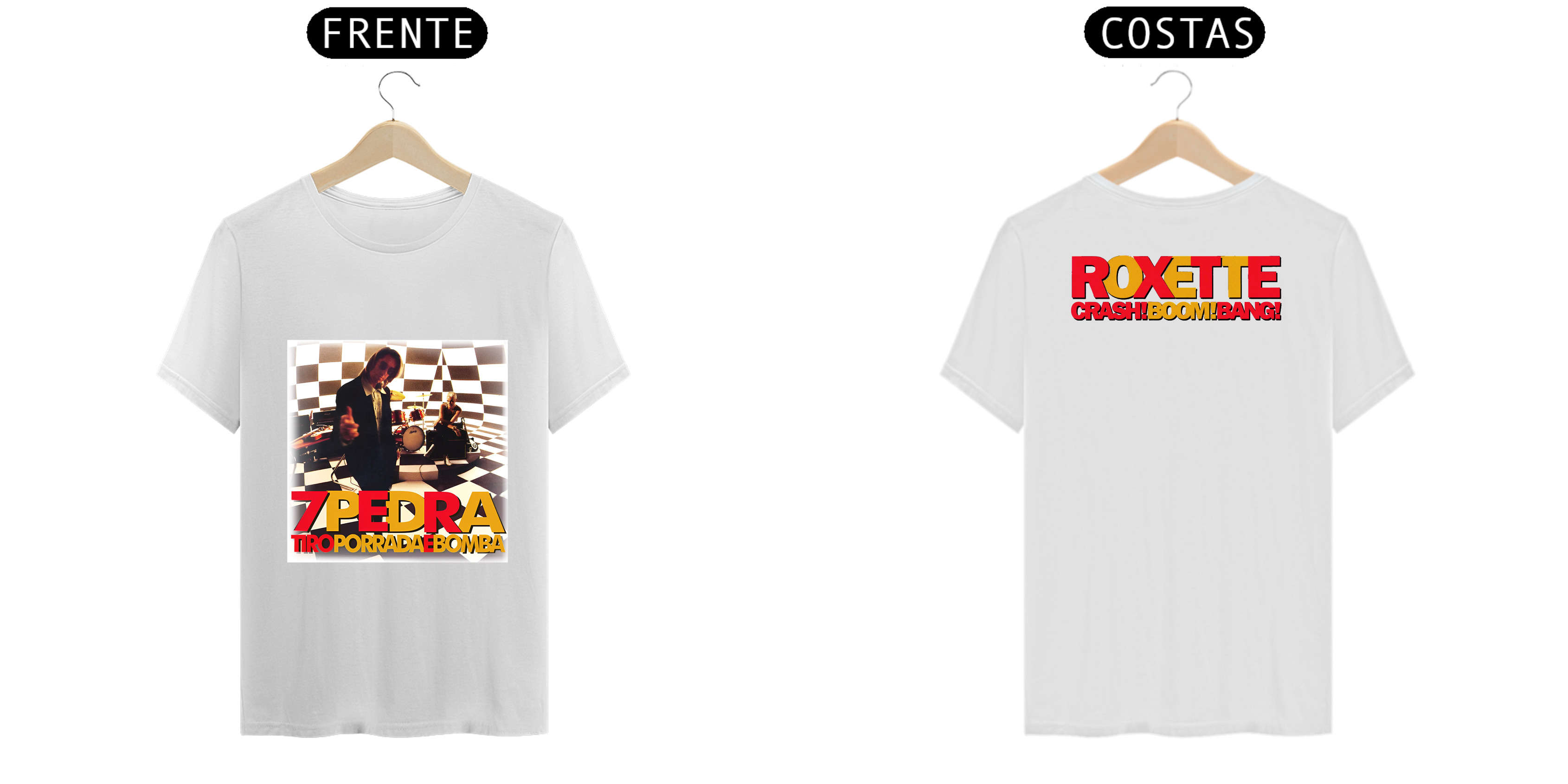 Camiseta Roxette ( Crash Boom Bang ) Cores Variadas