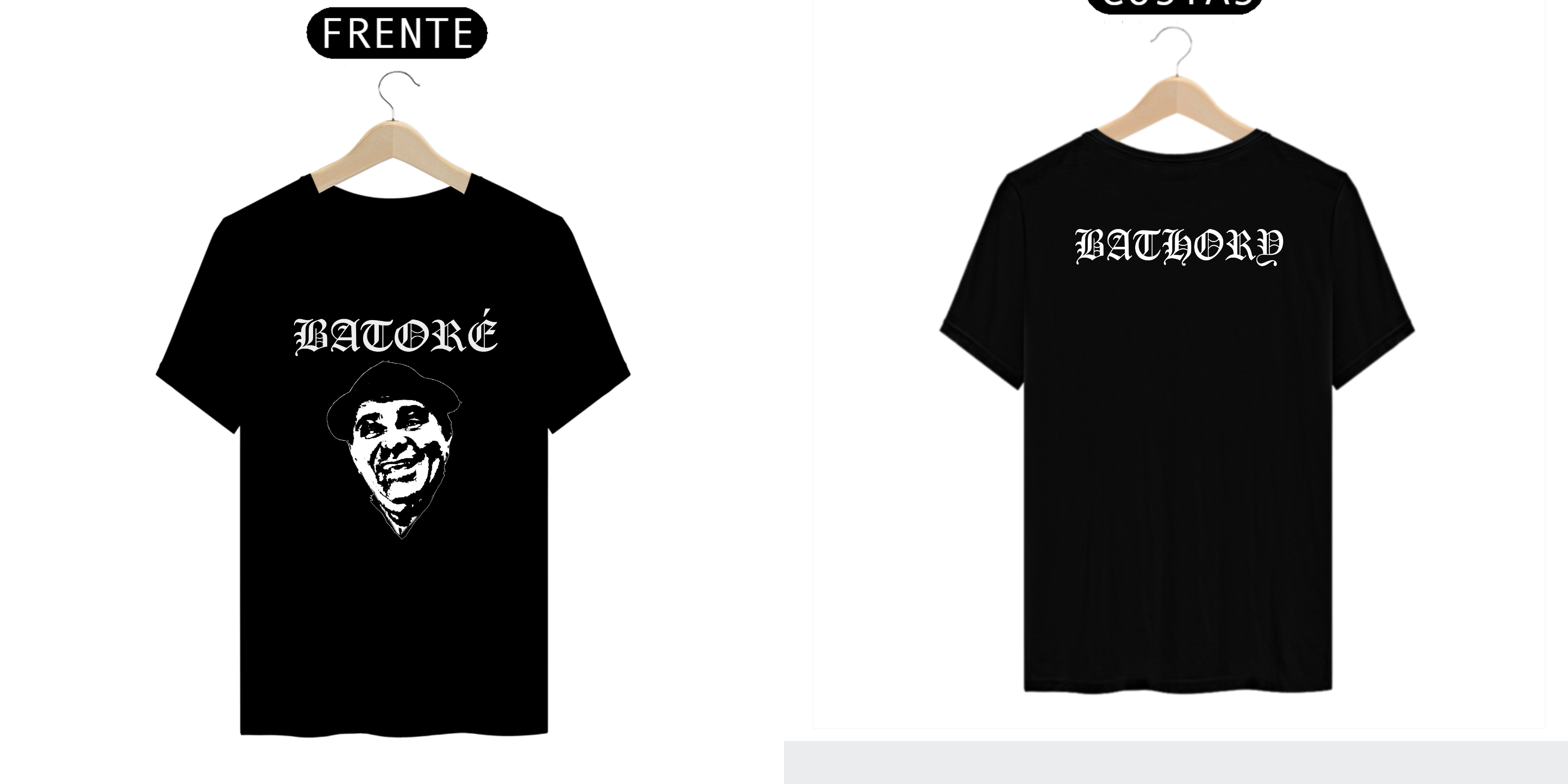 Nome do produto: Camisa Bathory ( Batoré ) Cores Variadas