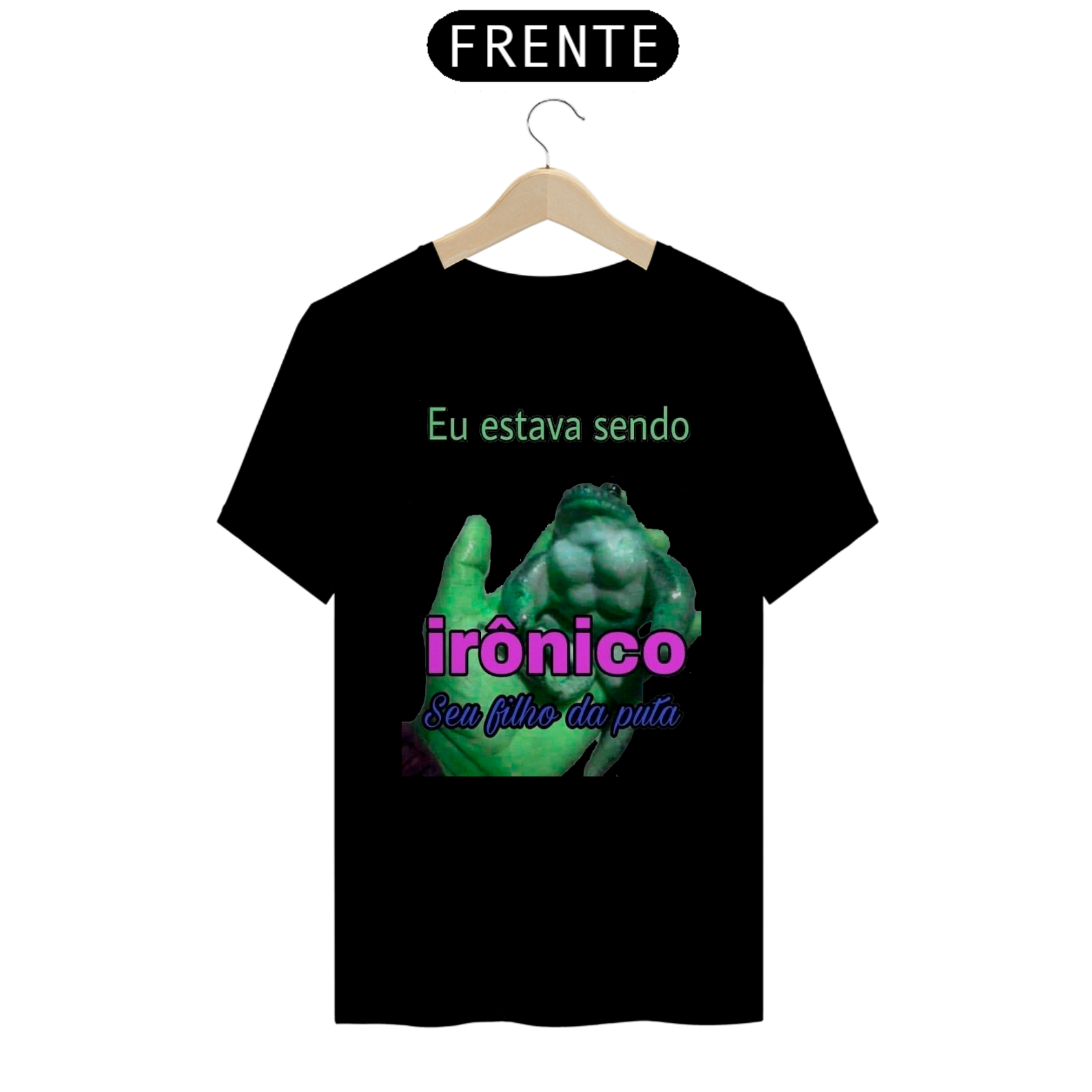 T-SHIRT SAPO IRÔNICO