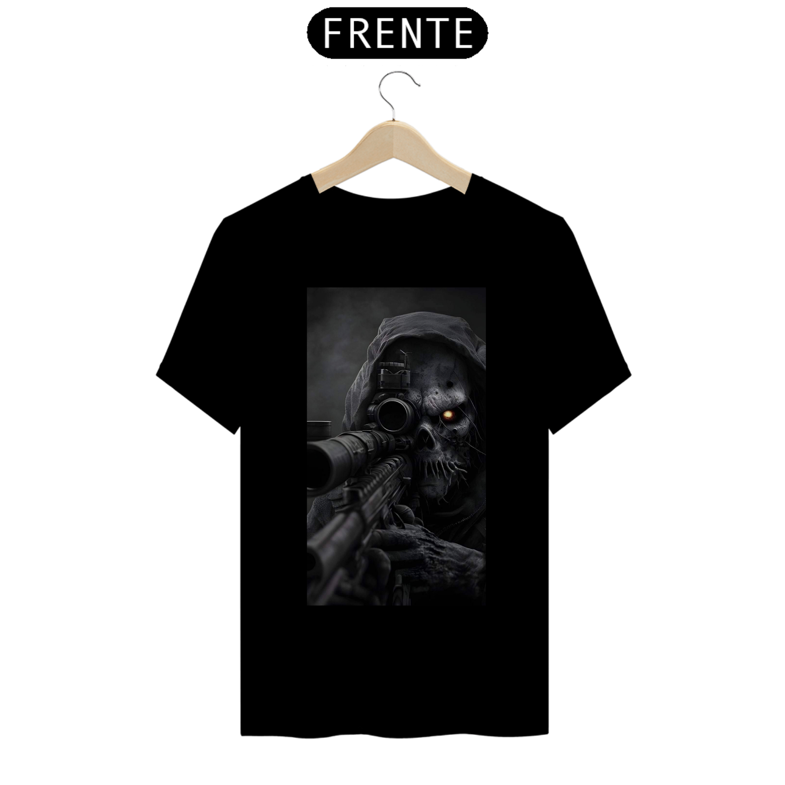 Camiseta Sniper Skull