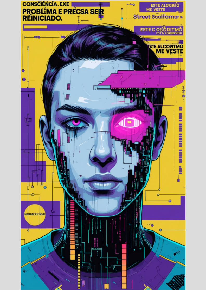 Poster O Algoritmo Me Veste – Hackeie o Sistema!