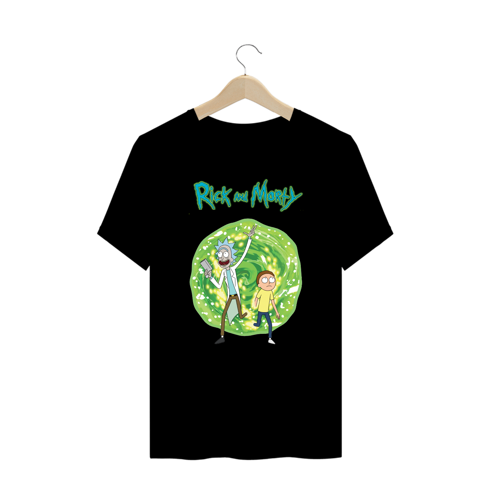 Camiseta Rick and Morty - Plus Size 100% Algodão