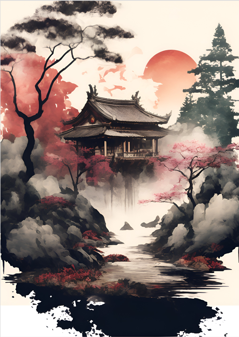 Nome do produto: quadro japonês