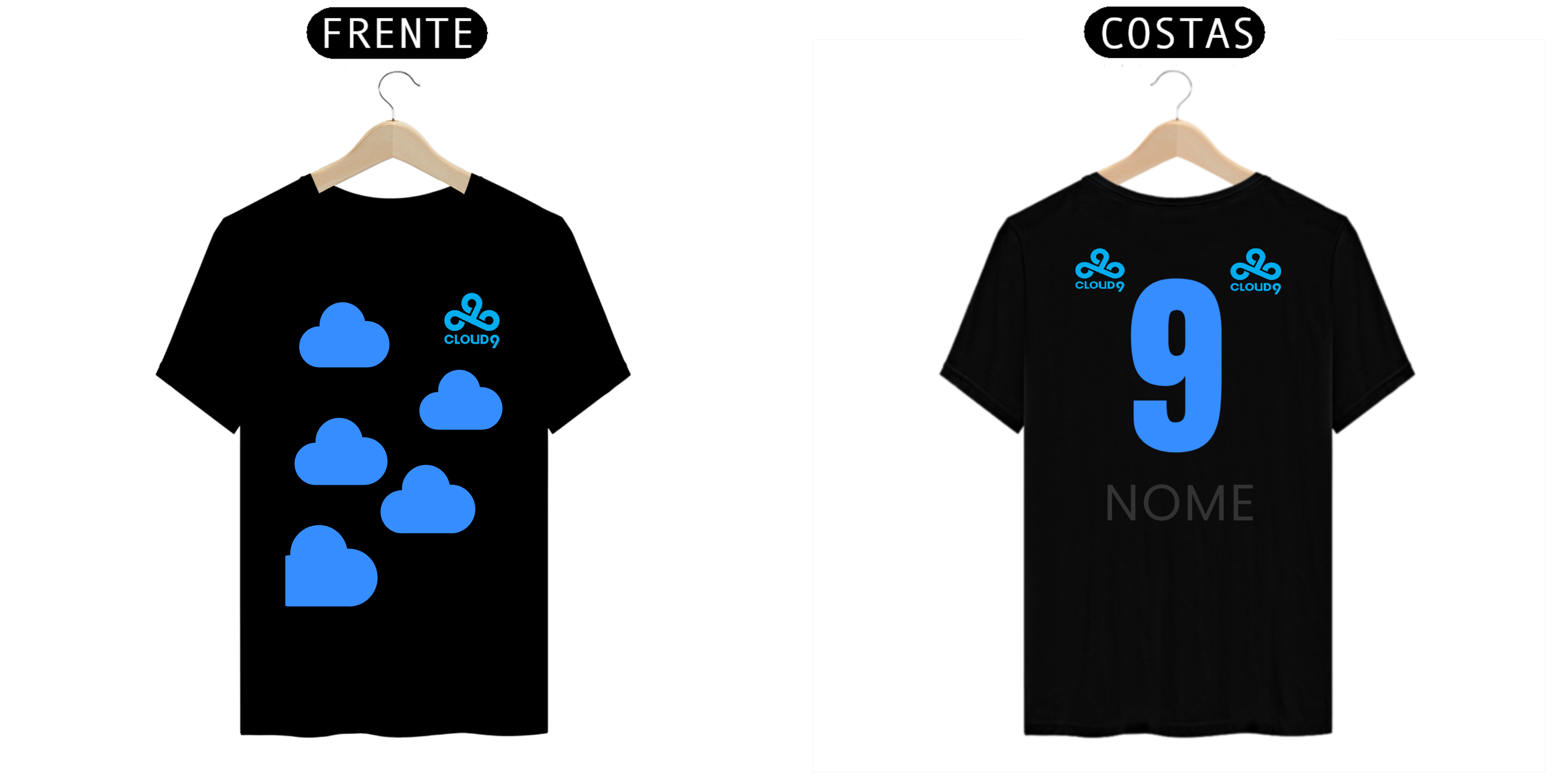 Nome do produto: Camiseta Cloud9