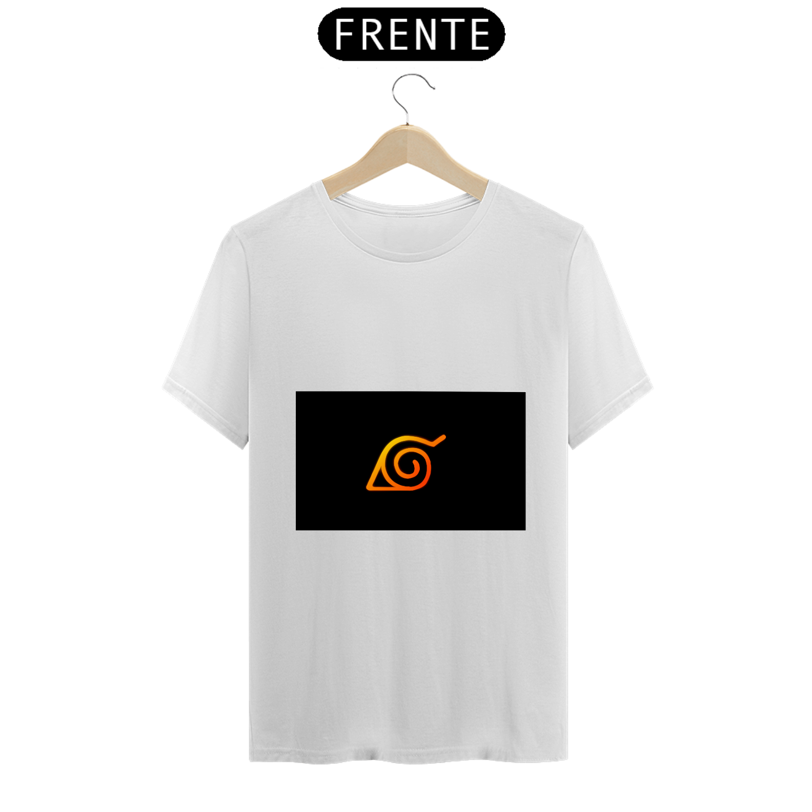 Camisa -  Naruto Símbolo Manga Curta 