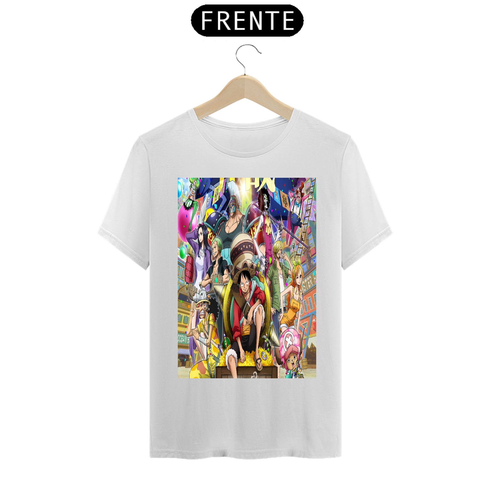 Camisa - One Piece Manga Curta 