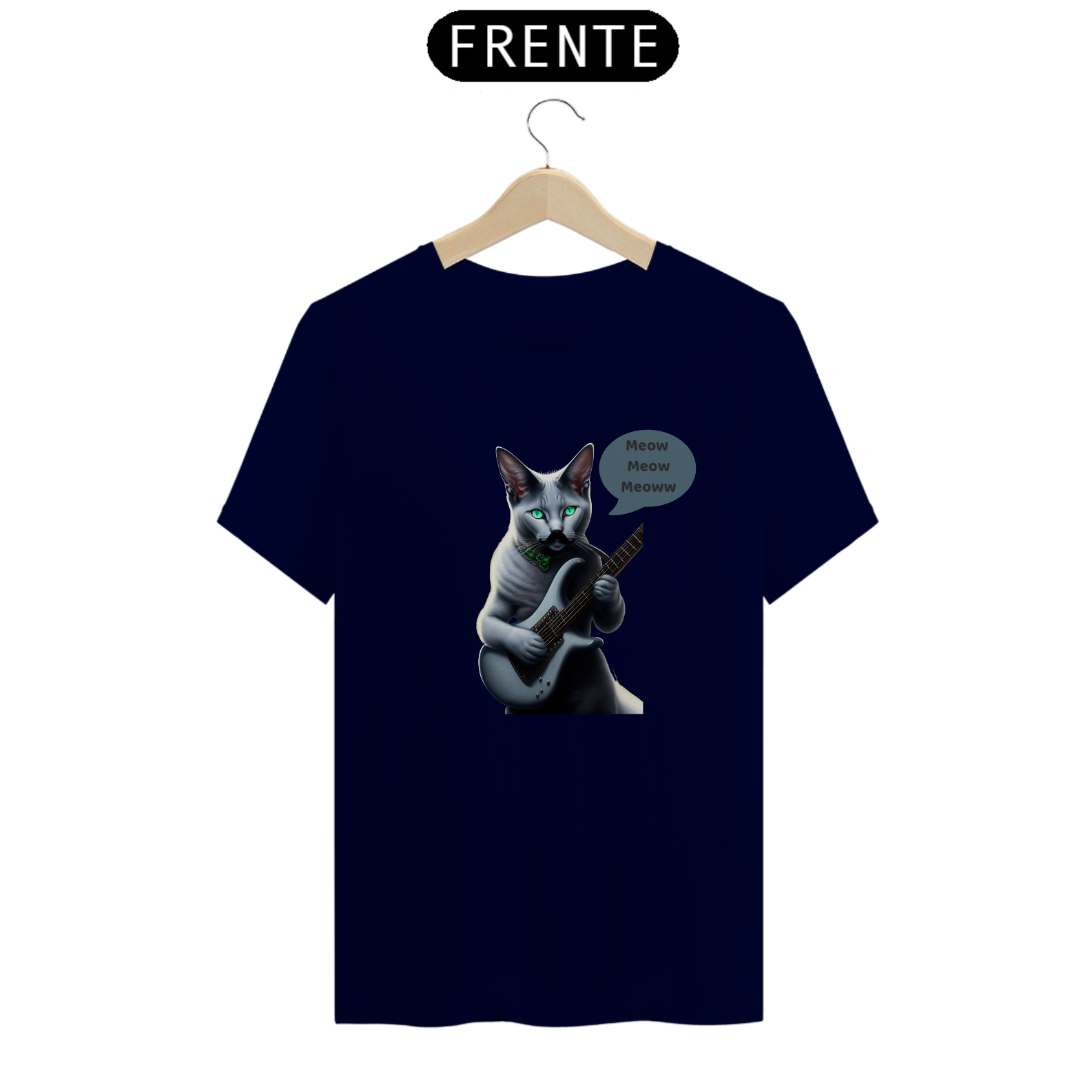 CAMISETA MEOW BAIXISTA