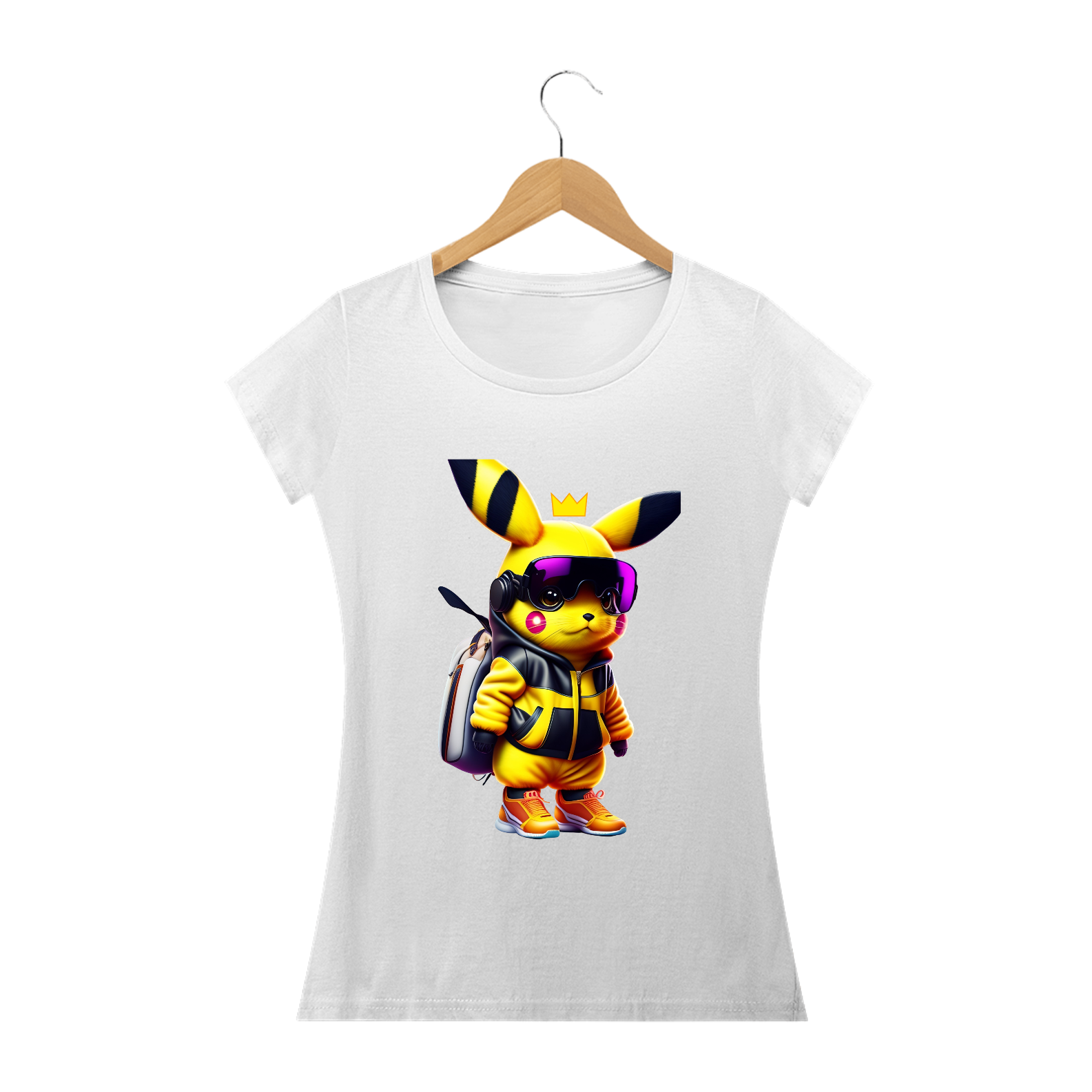 CAMISETA FEMENINA KING PIKACHU